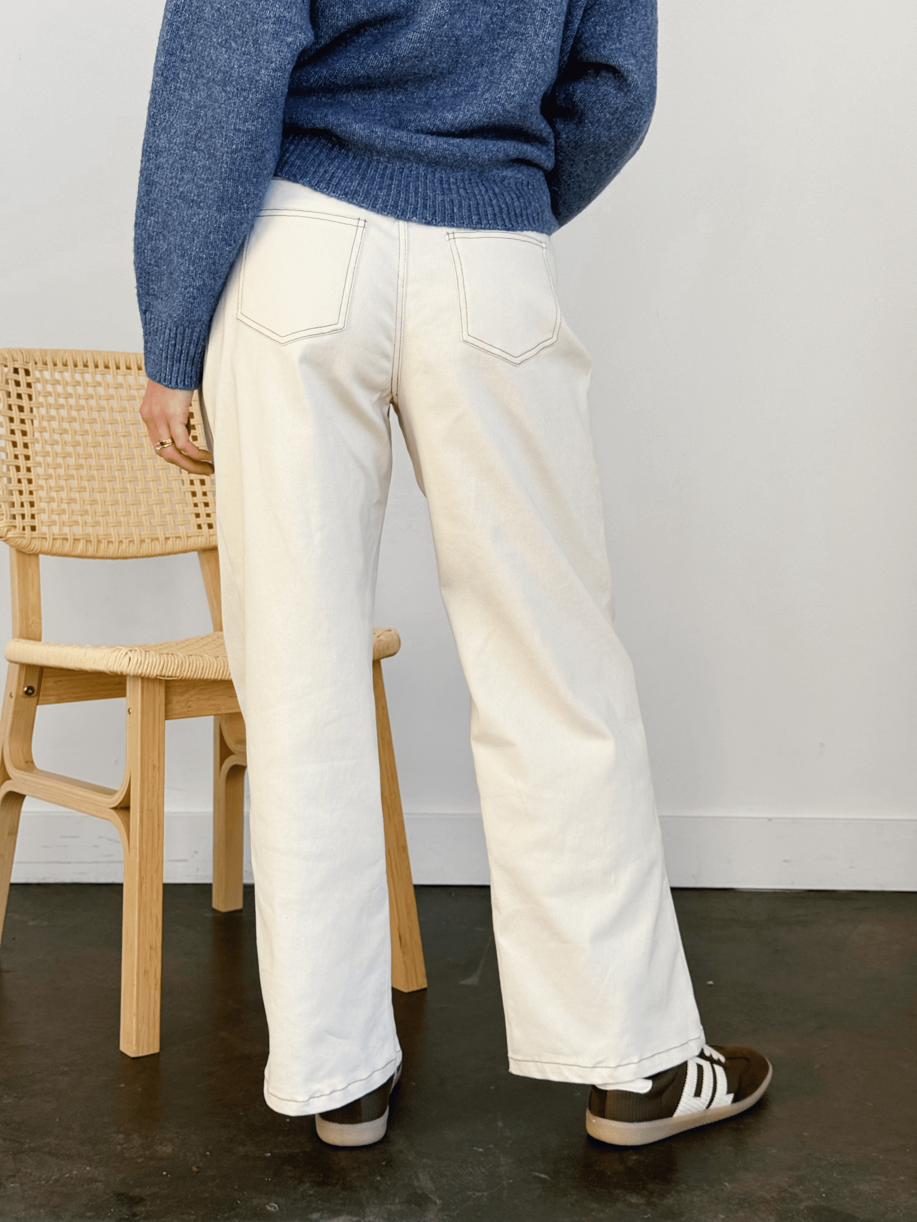 Rey Pants - CREAM - willows clothing PANTS