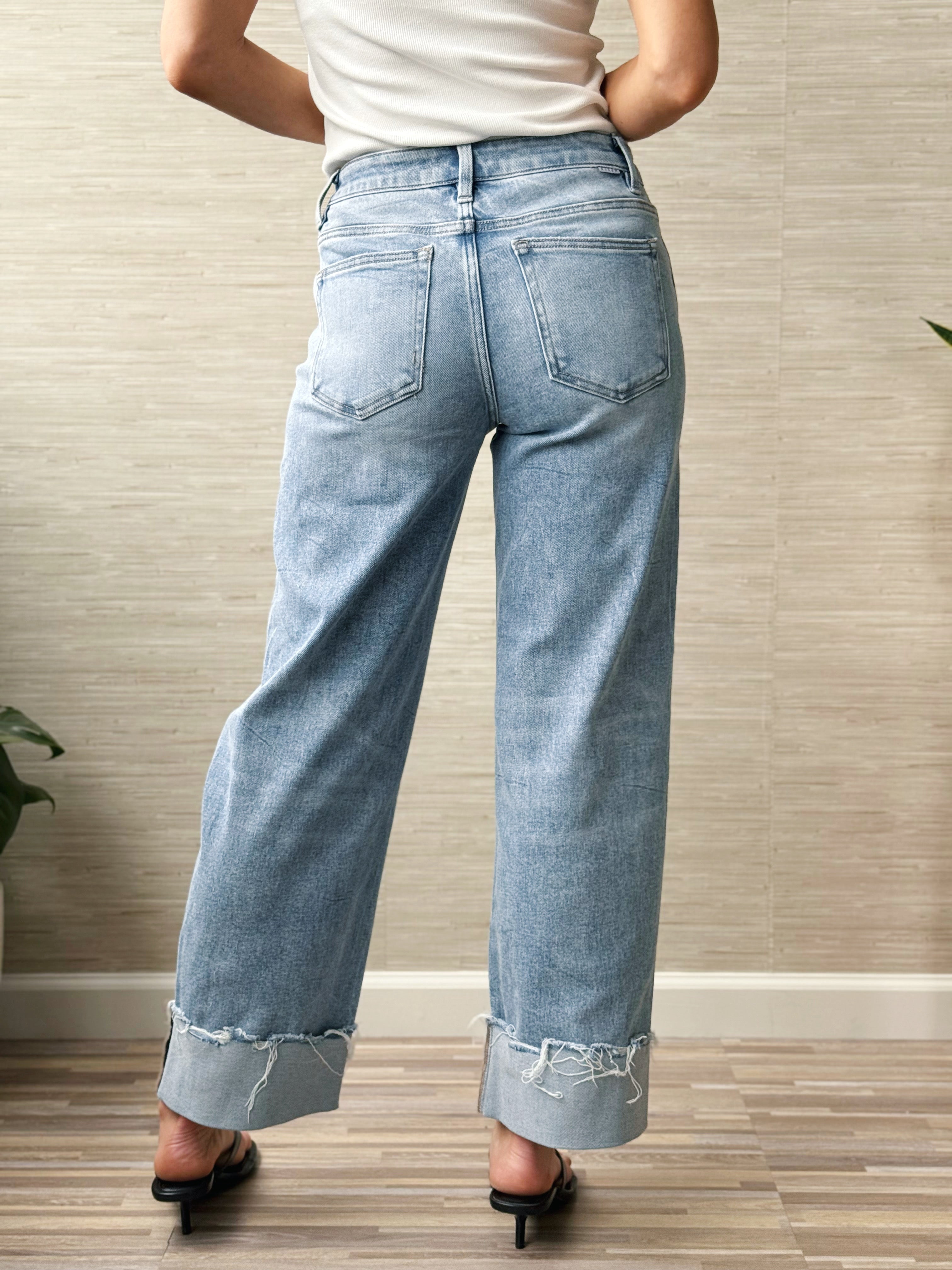[RISEN] Bradley Jean - LIGHT - willows clothing Boyfriend Jeans