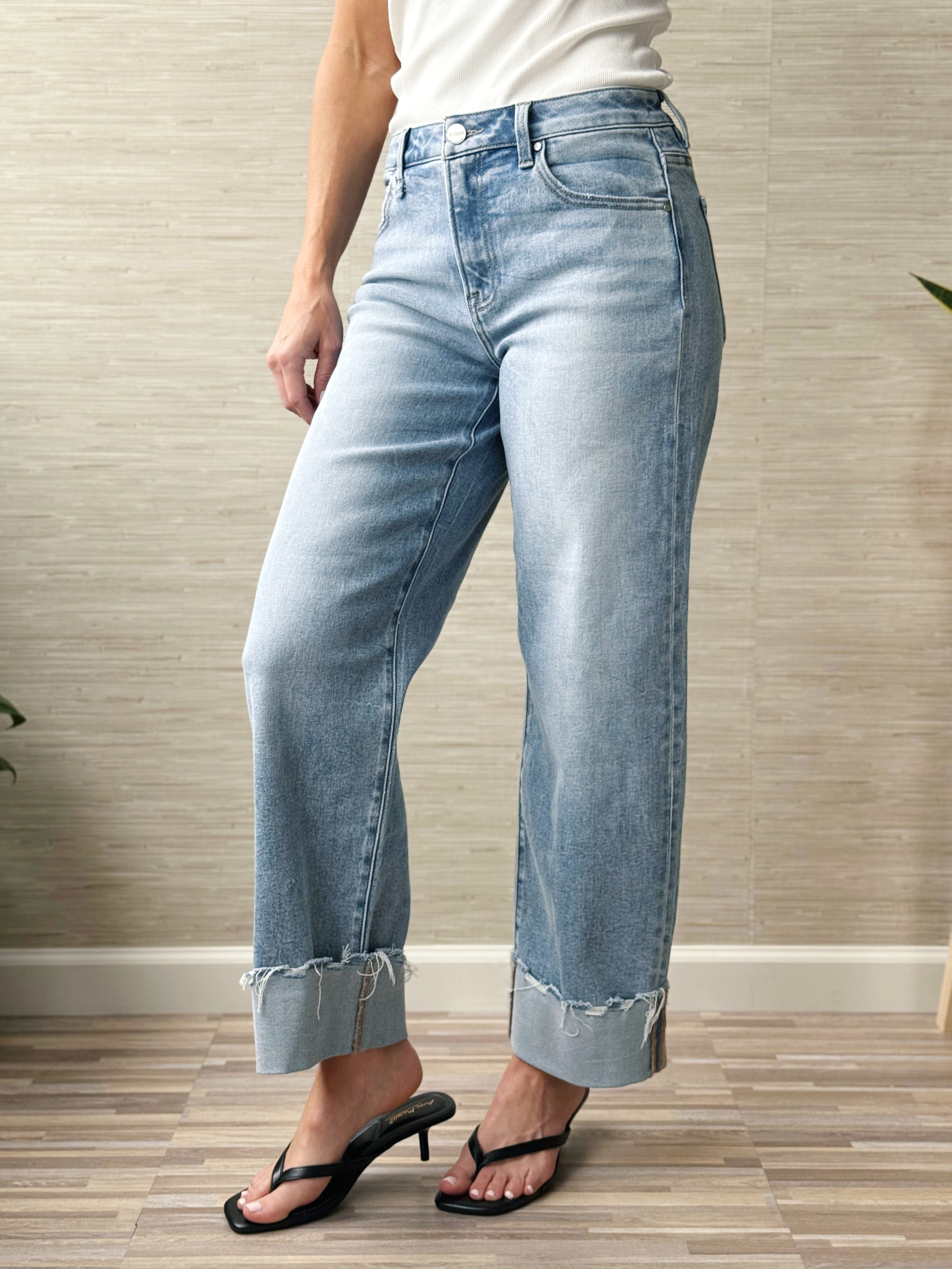 [RISEN] Bradley Jean - LIGHT - willows clothing Boyfriend Jeans