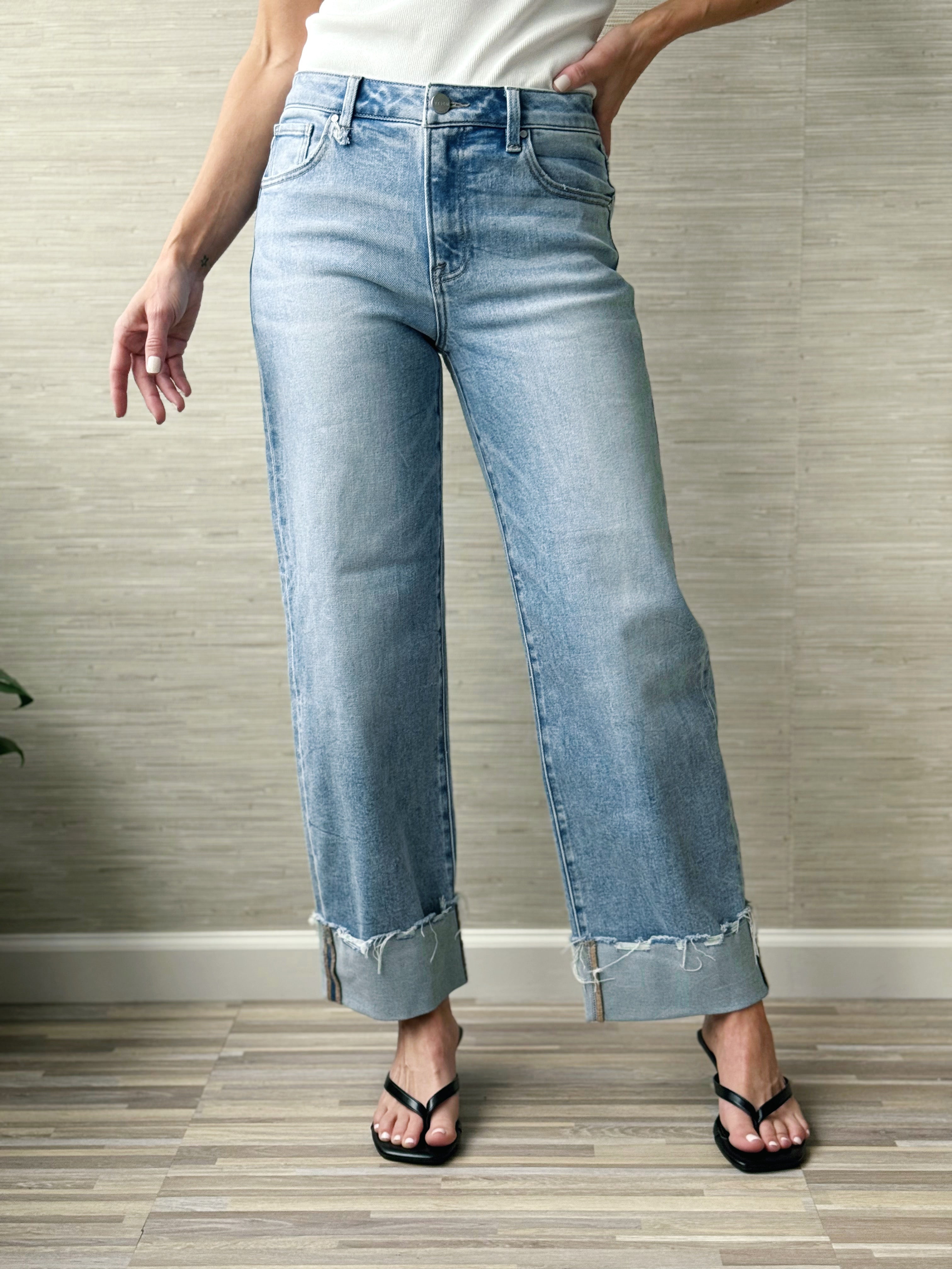 [RISEN] Bradley Jean - LIGHT - willows clothing Boyfriend Jeans