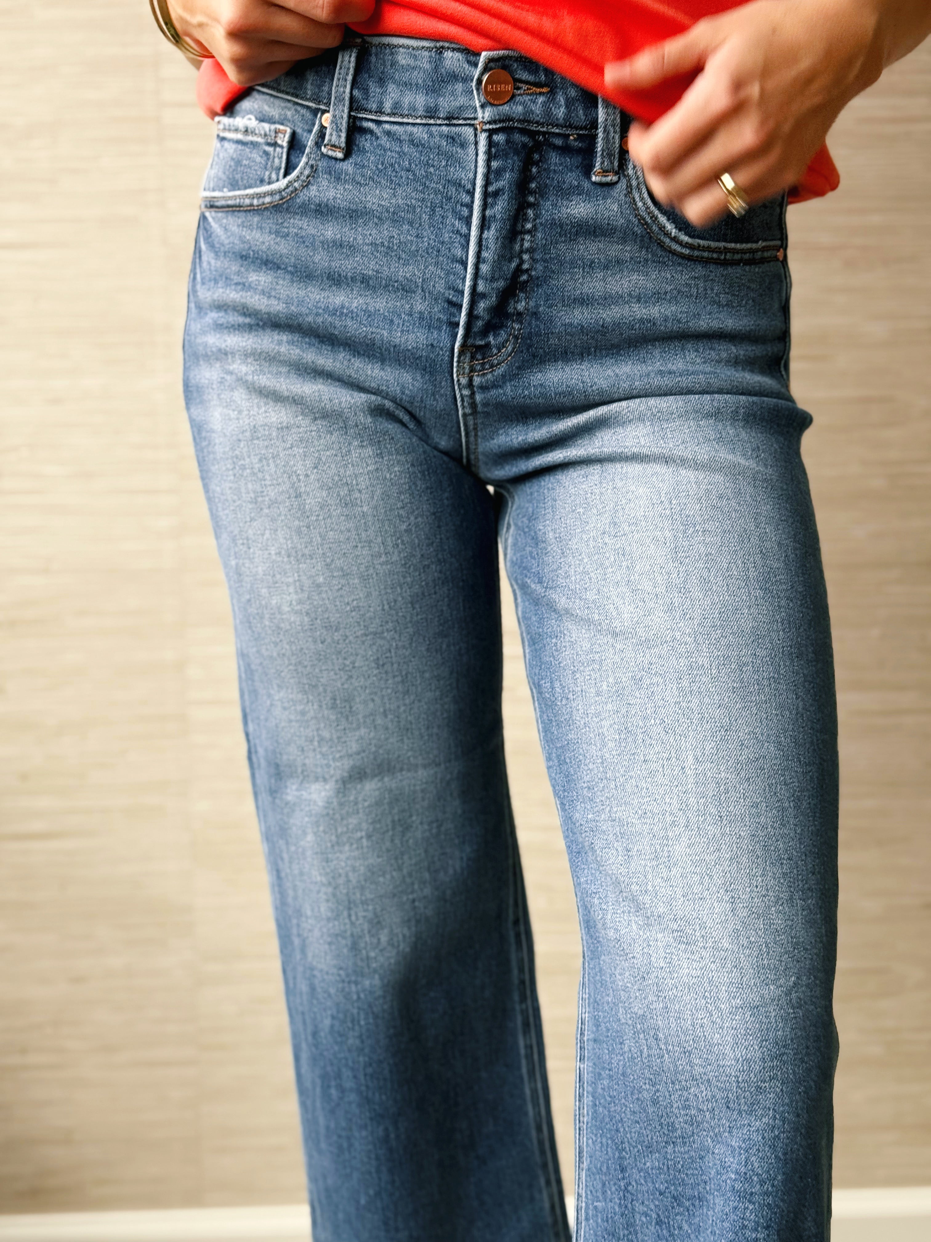 [RISEN] Cameron Jean - DARK - willows clothing CROP JEAN