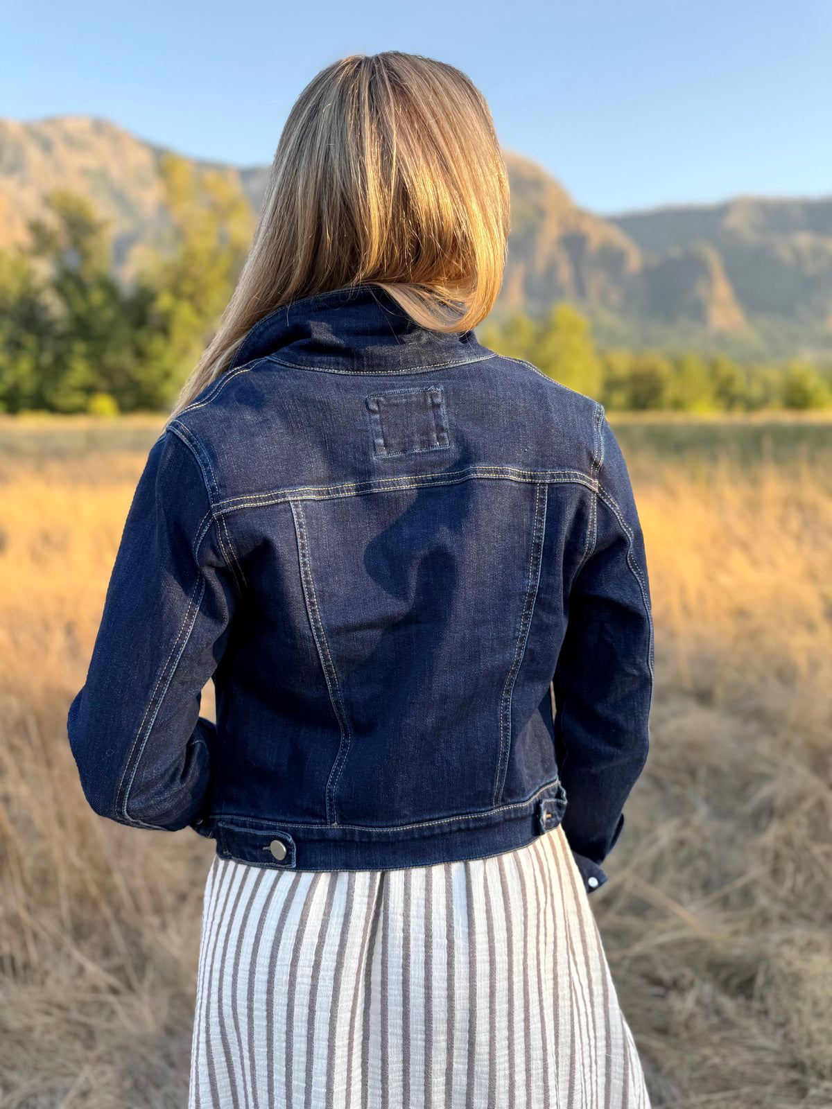 [RISEN] Chilton Denim Jacket - DARK - willows clothing DENIM JACKET