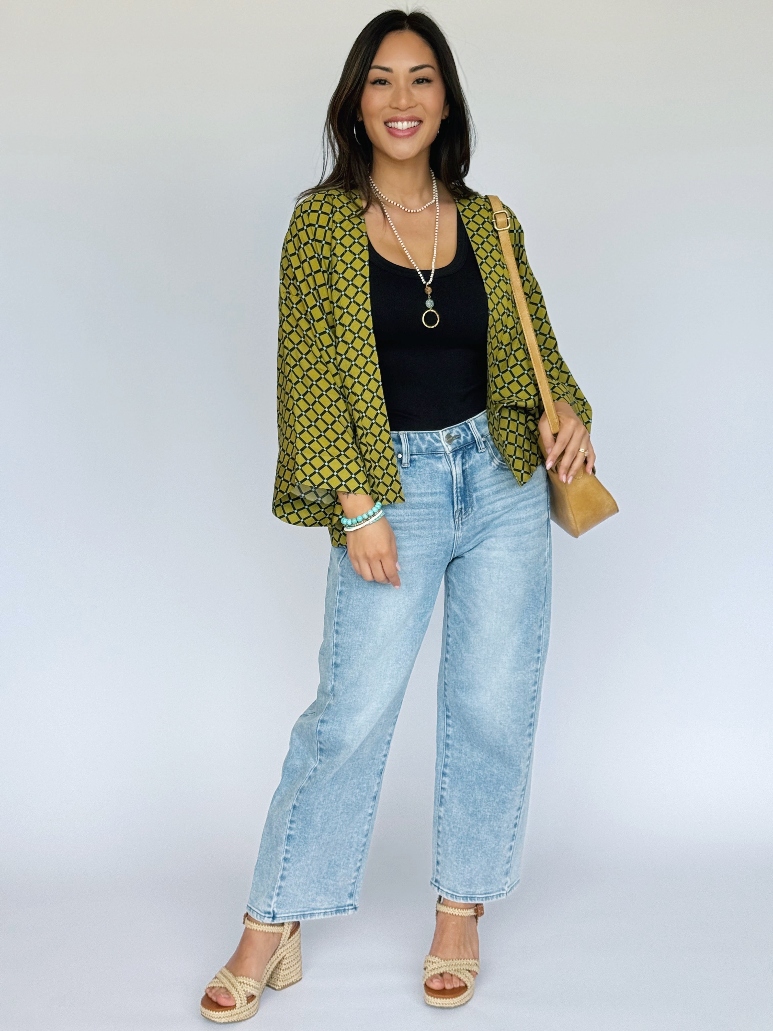 [RISEN] Darby Jean - LIGHT - willows clothing BARREL JEAN