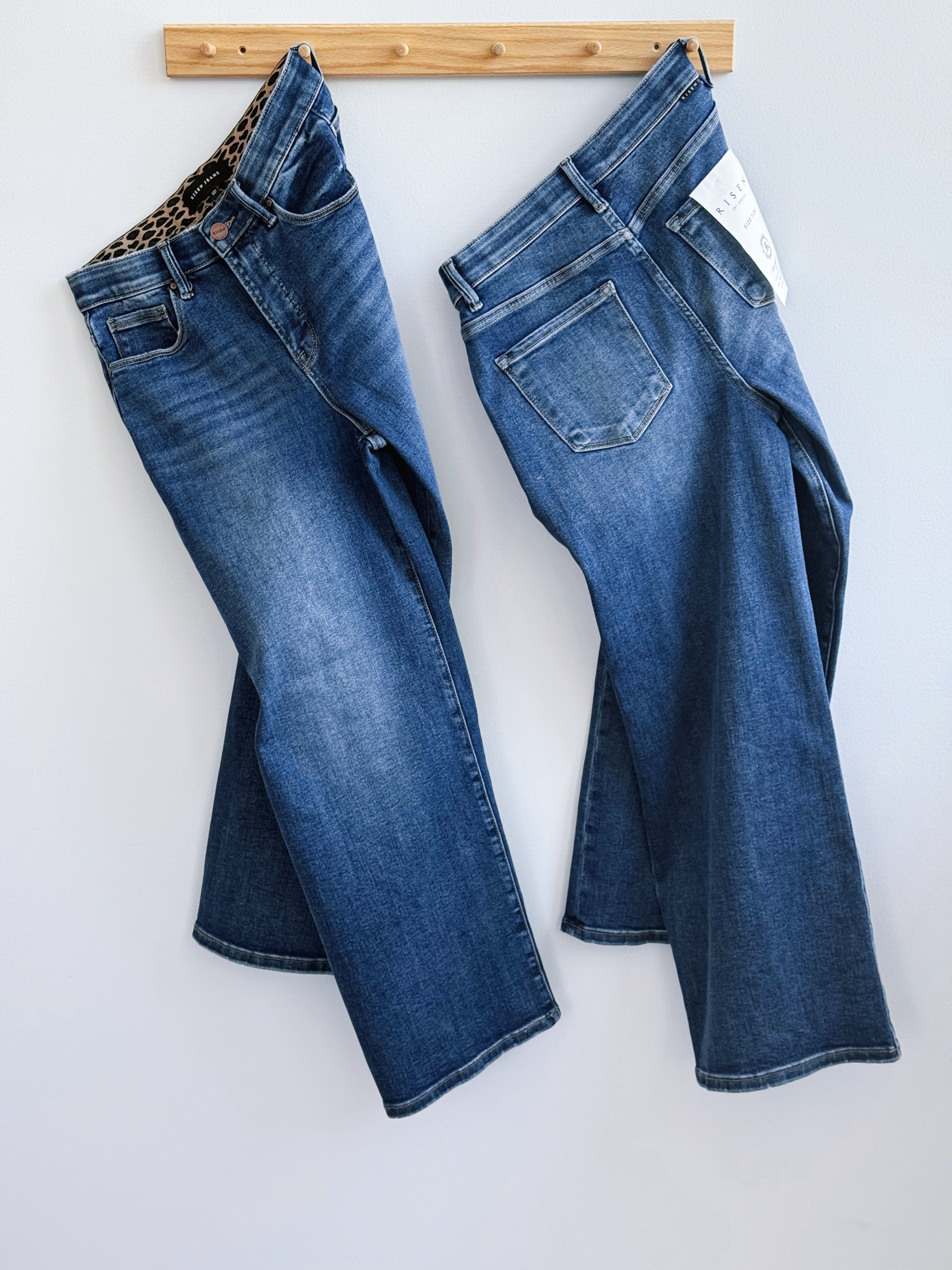 [RISEN] Dasha Jean - DARK - willows clothing CROP WIDE LEG