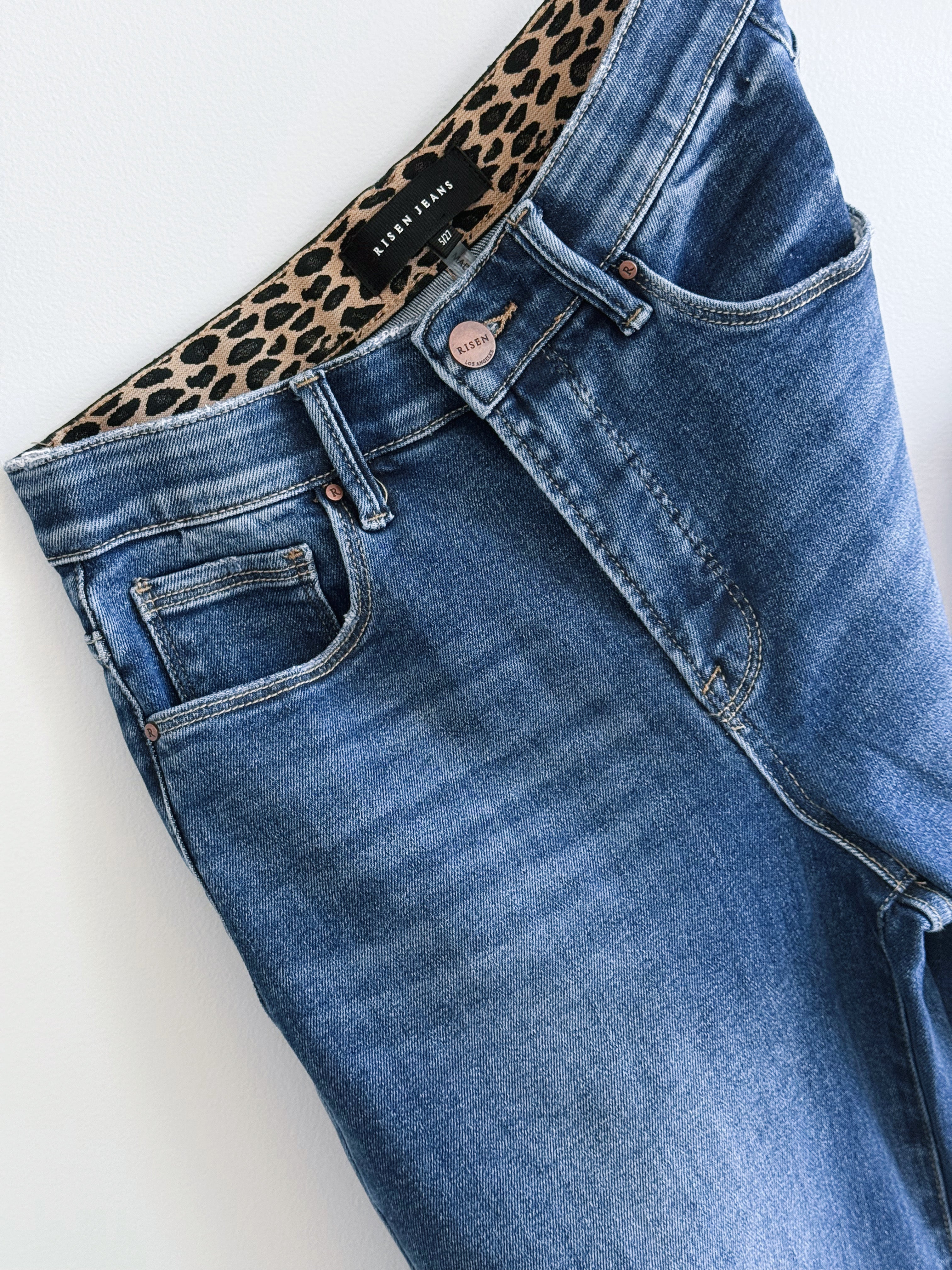 [RISEN] Dasha Jean - DARK - willows clothing CROP WIDE LEG