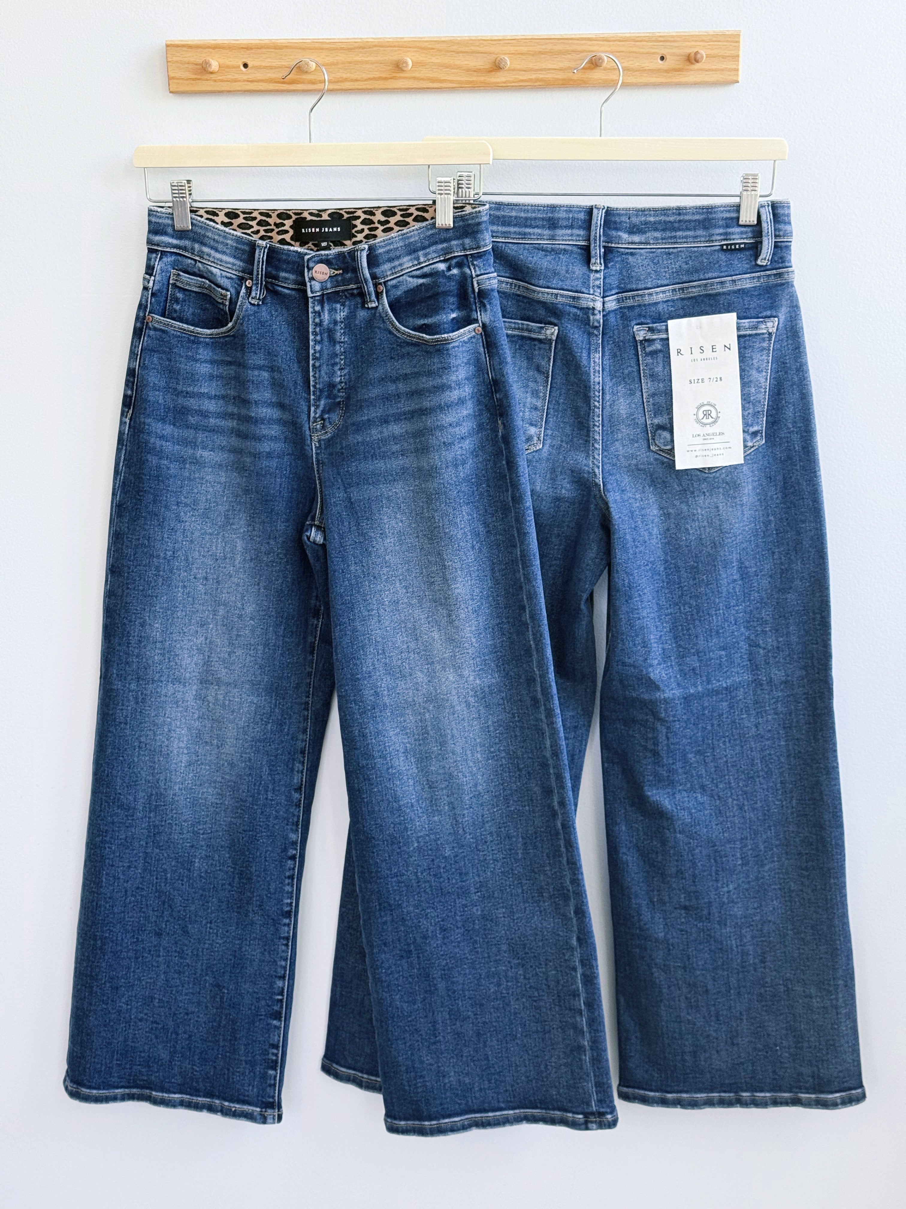 [RISEN] Dasha Jean - DARK - willows clothing CROP WIDE LEG