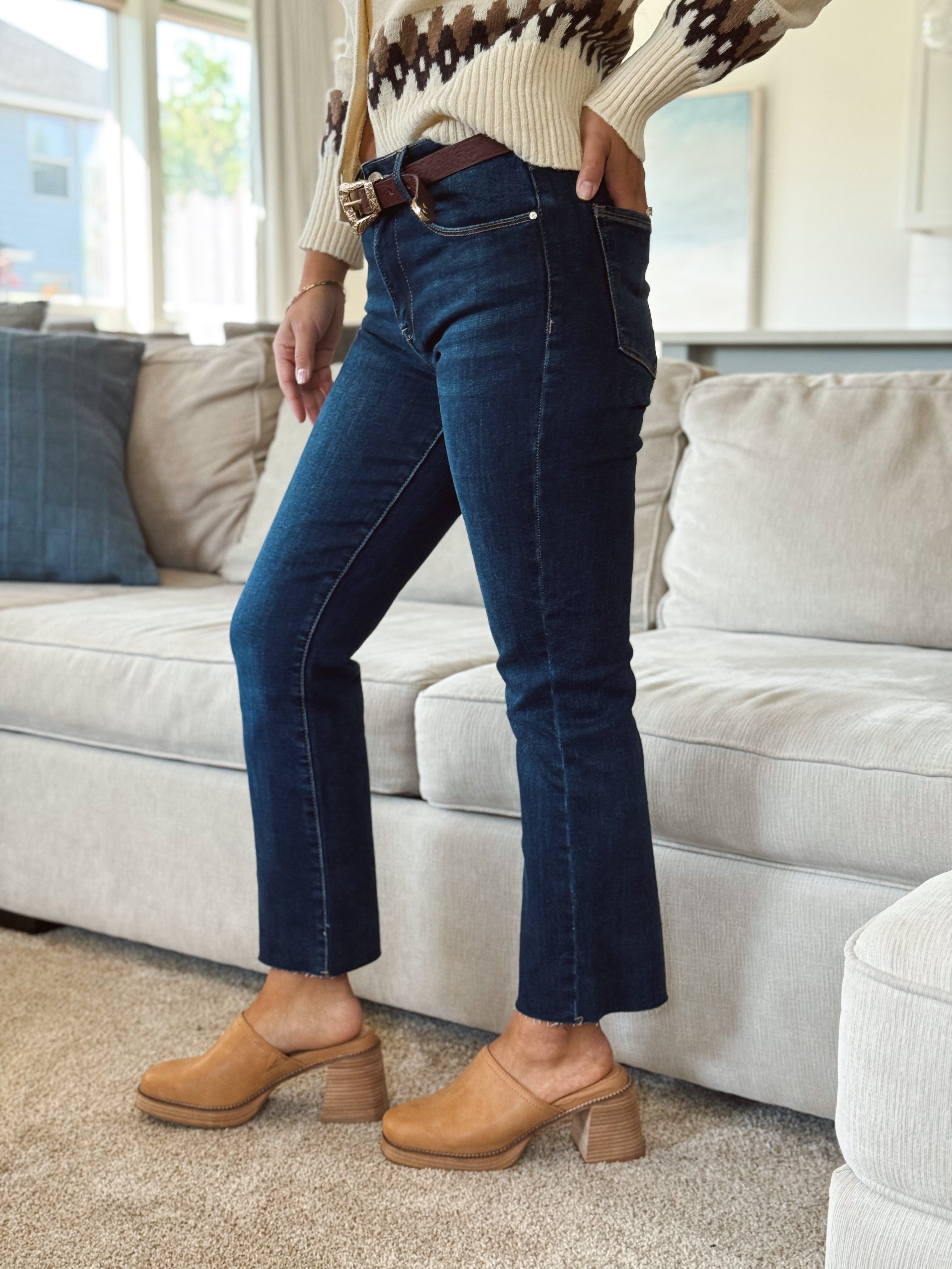 [RISEN] Dawson Jean - DARK - willows clothing Straight Leg