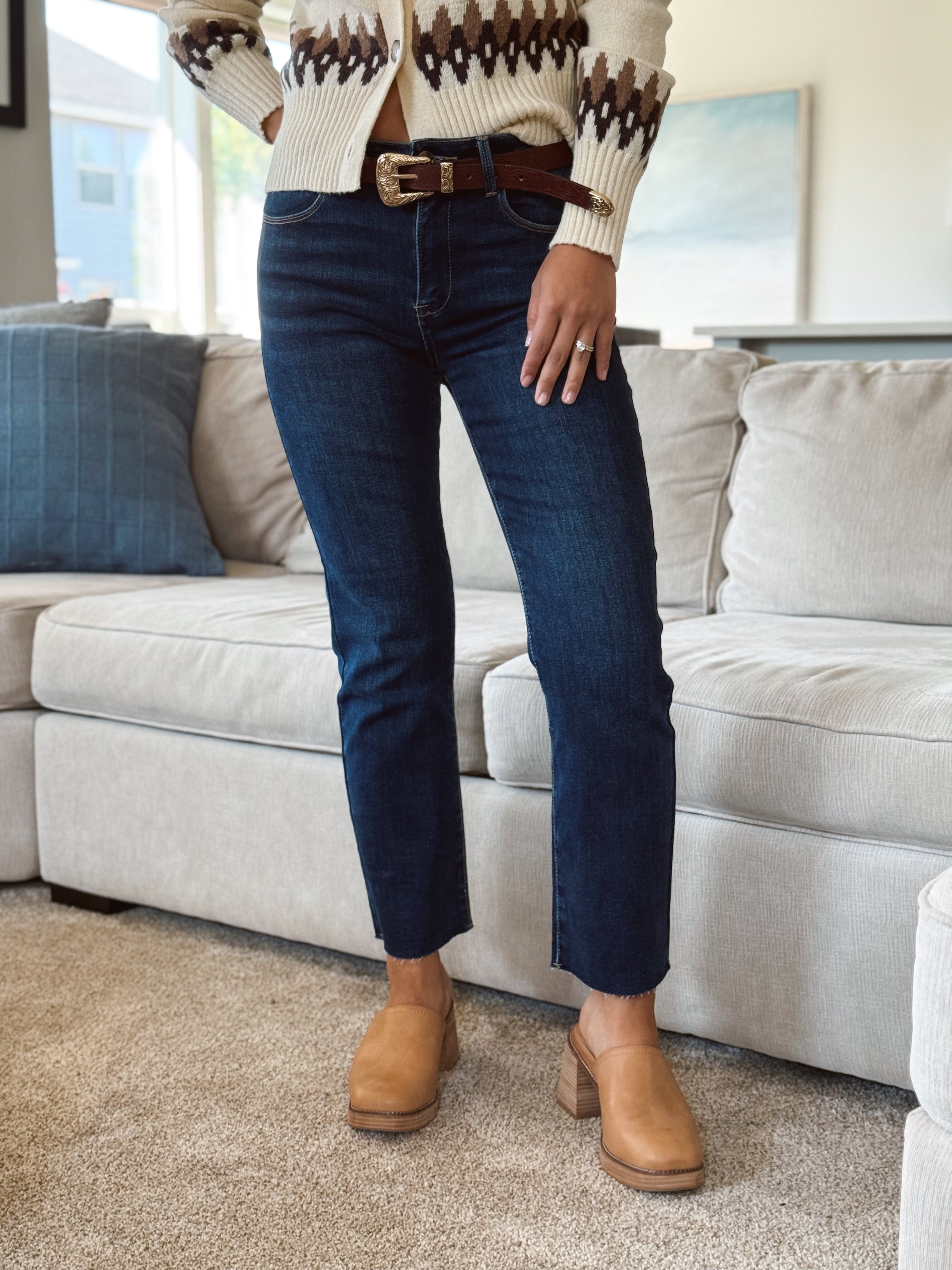 [RISEN] Dawson Jean - DARK - willows clothing Straight Leg