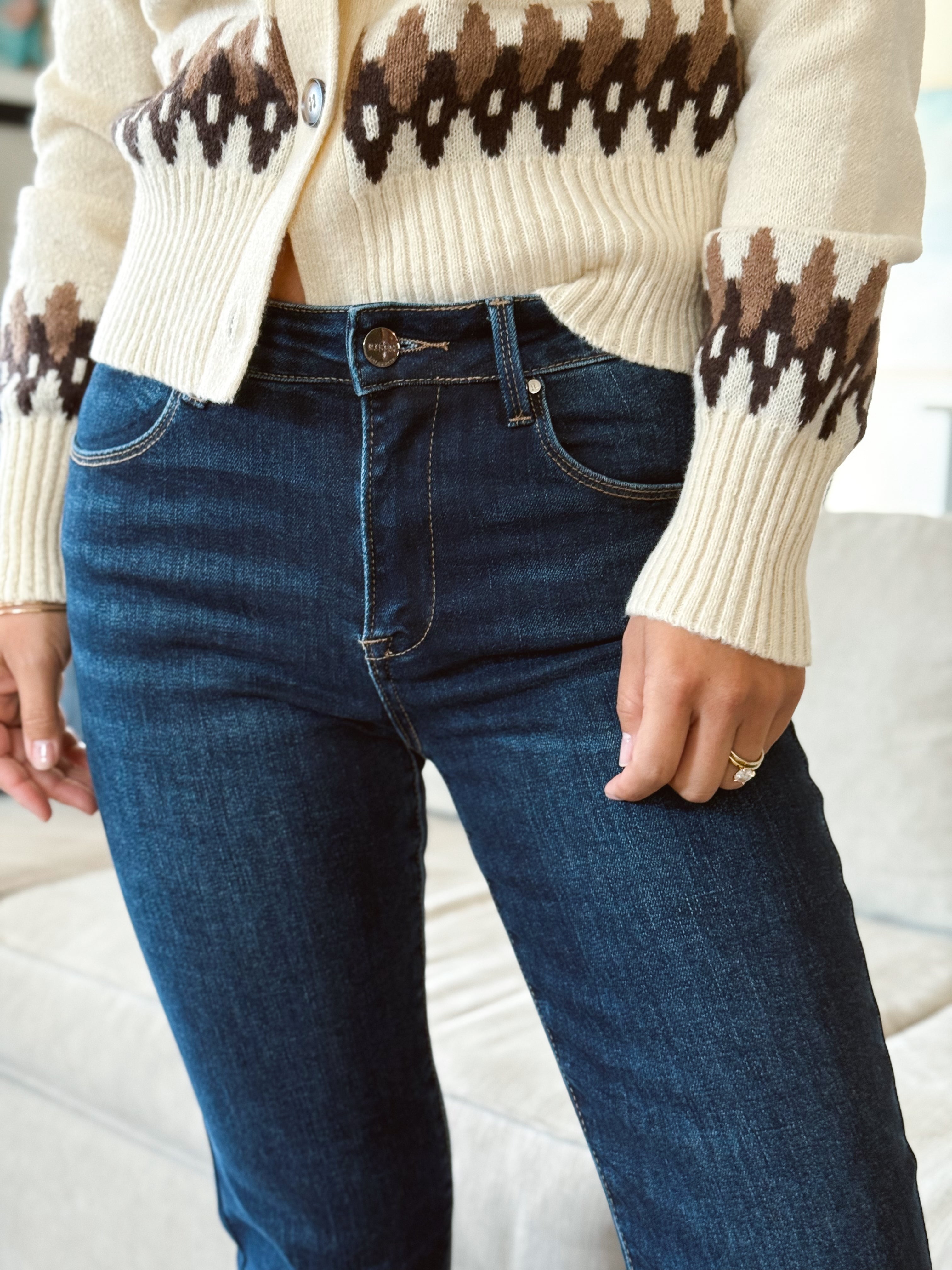 [RISEN] Dawson Jean - DARK - willows clothing Straight Leg