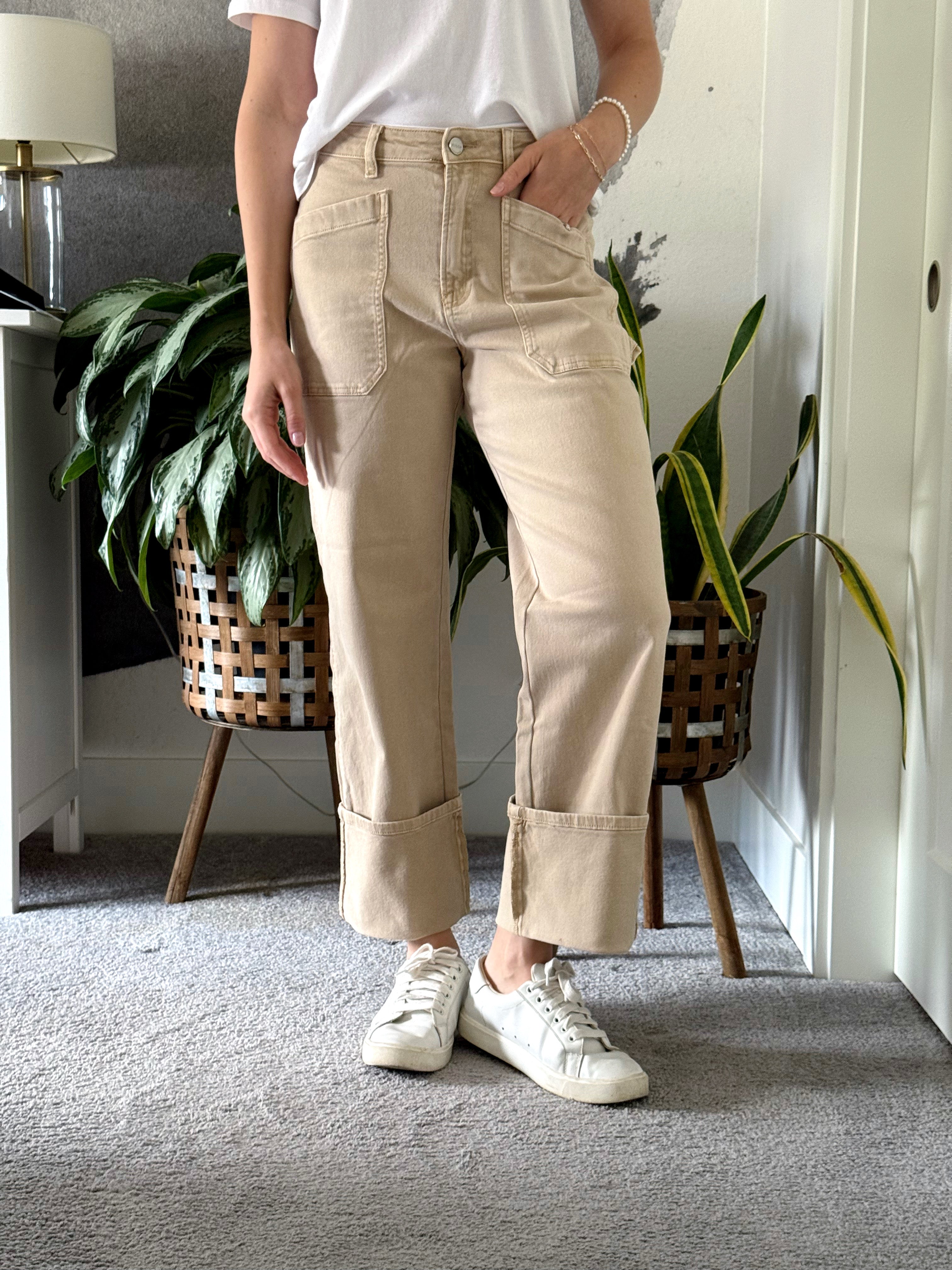 [RISEN] Dylan Jean - LATTE - willows clothing Straight Leg