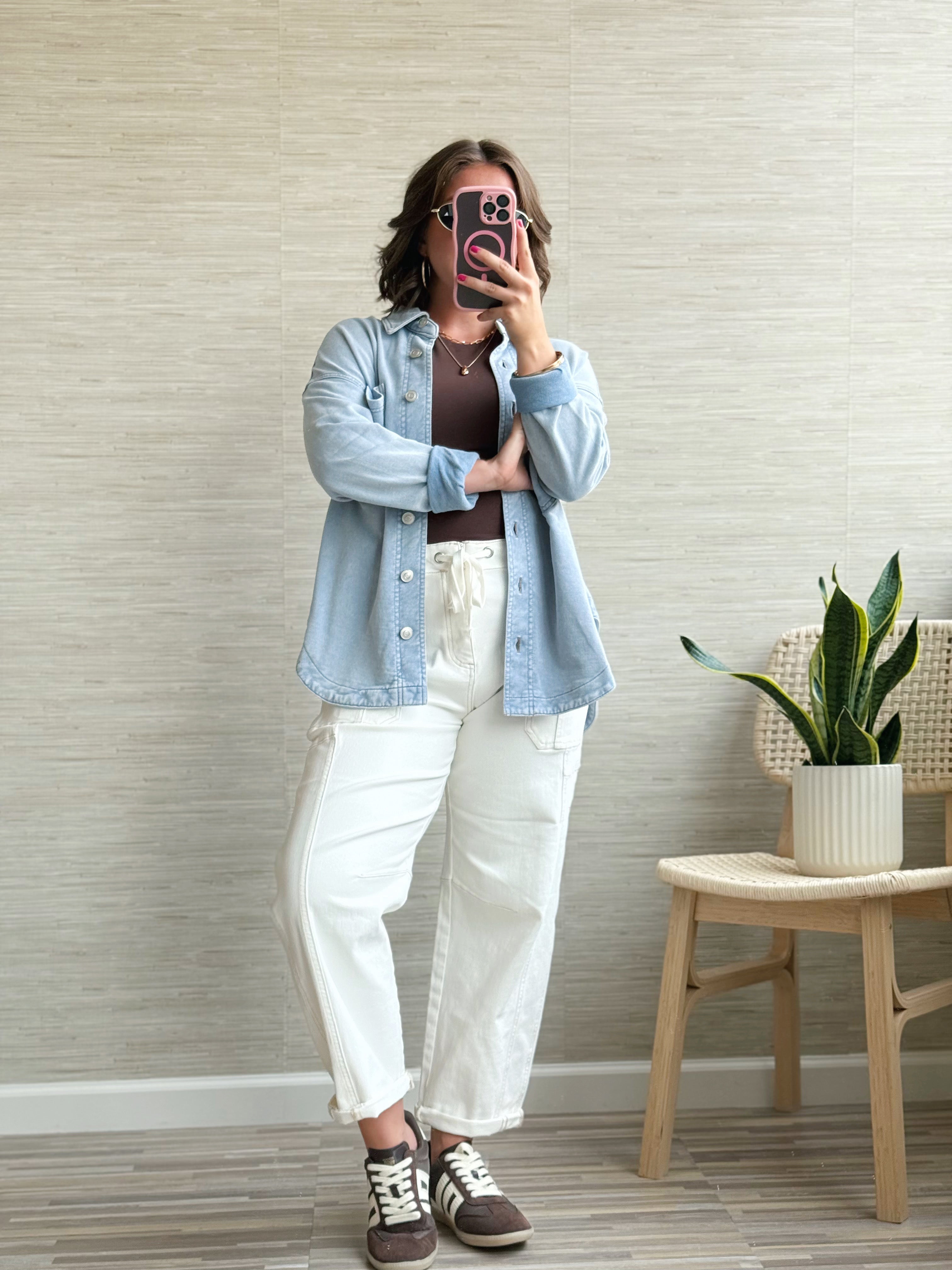 [RISEN] Gress Barrel Cargo Pant - CREAM - willows clothing BARREL JEAN