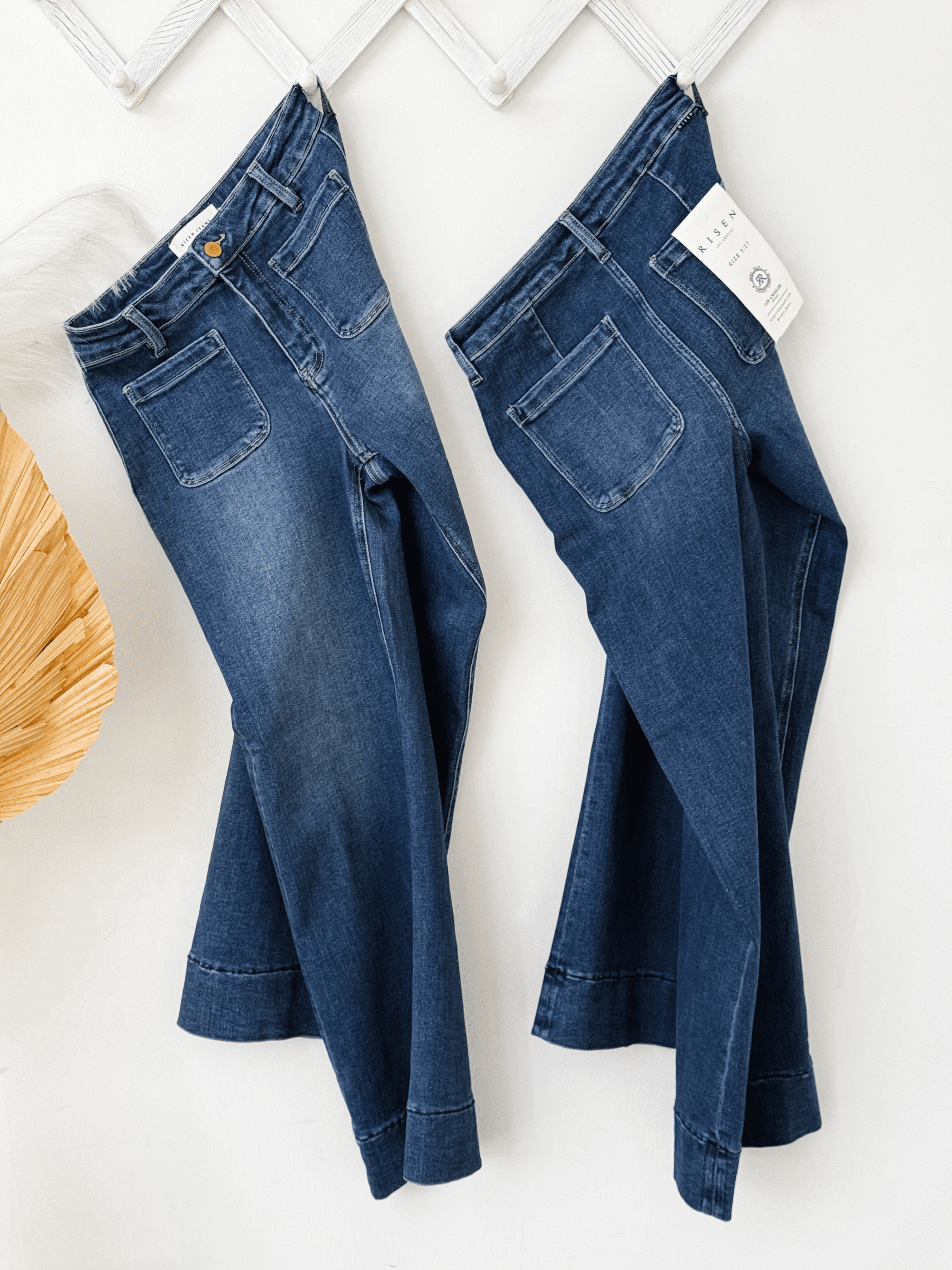 [RISEN] Leela Jean - DARK - willows clothing CROP WIDE LEG