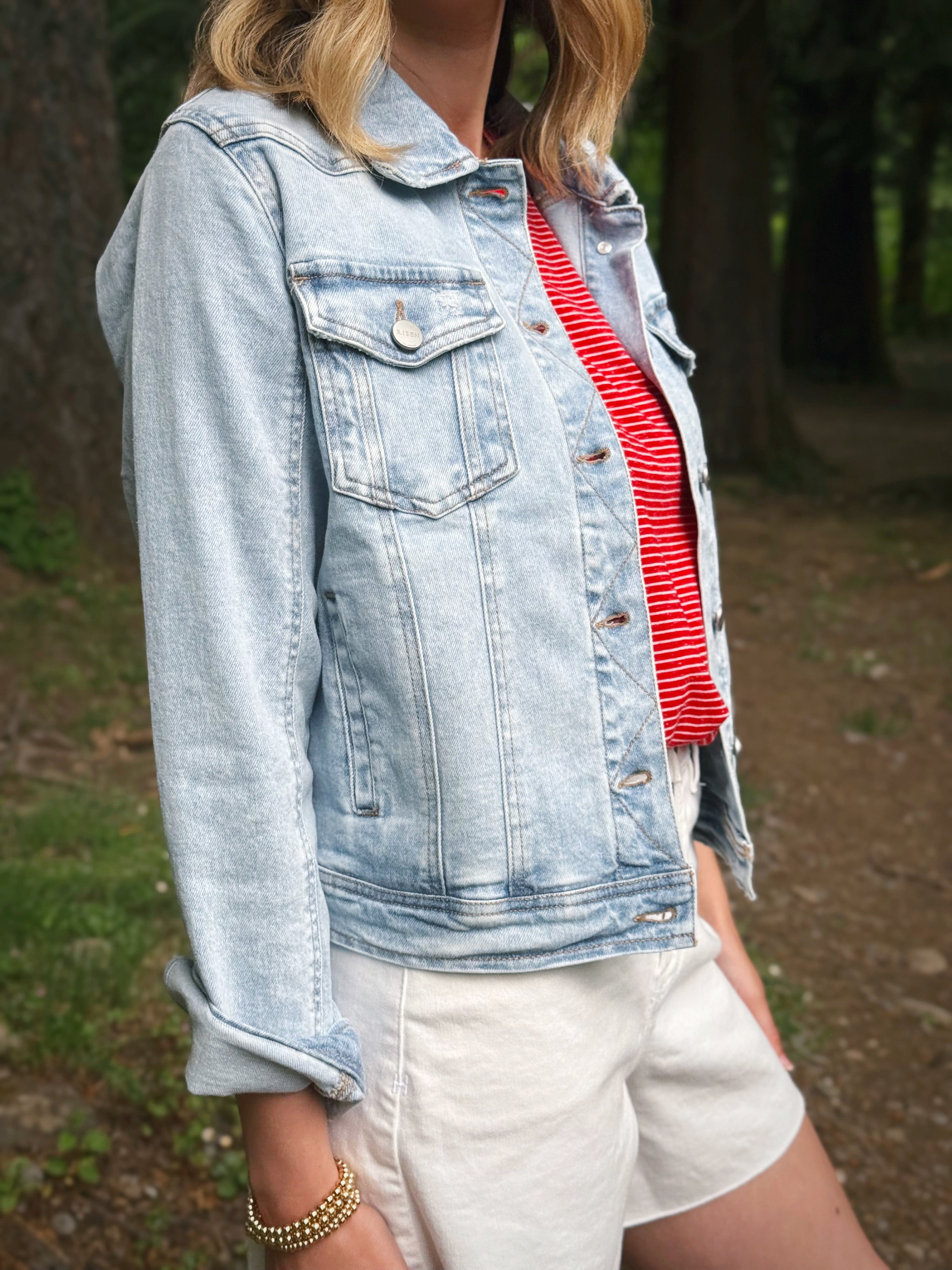 [RISEN] Lisbon Denim Jacket - LIGHT - willows clothing DENIM JACKET