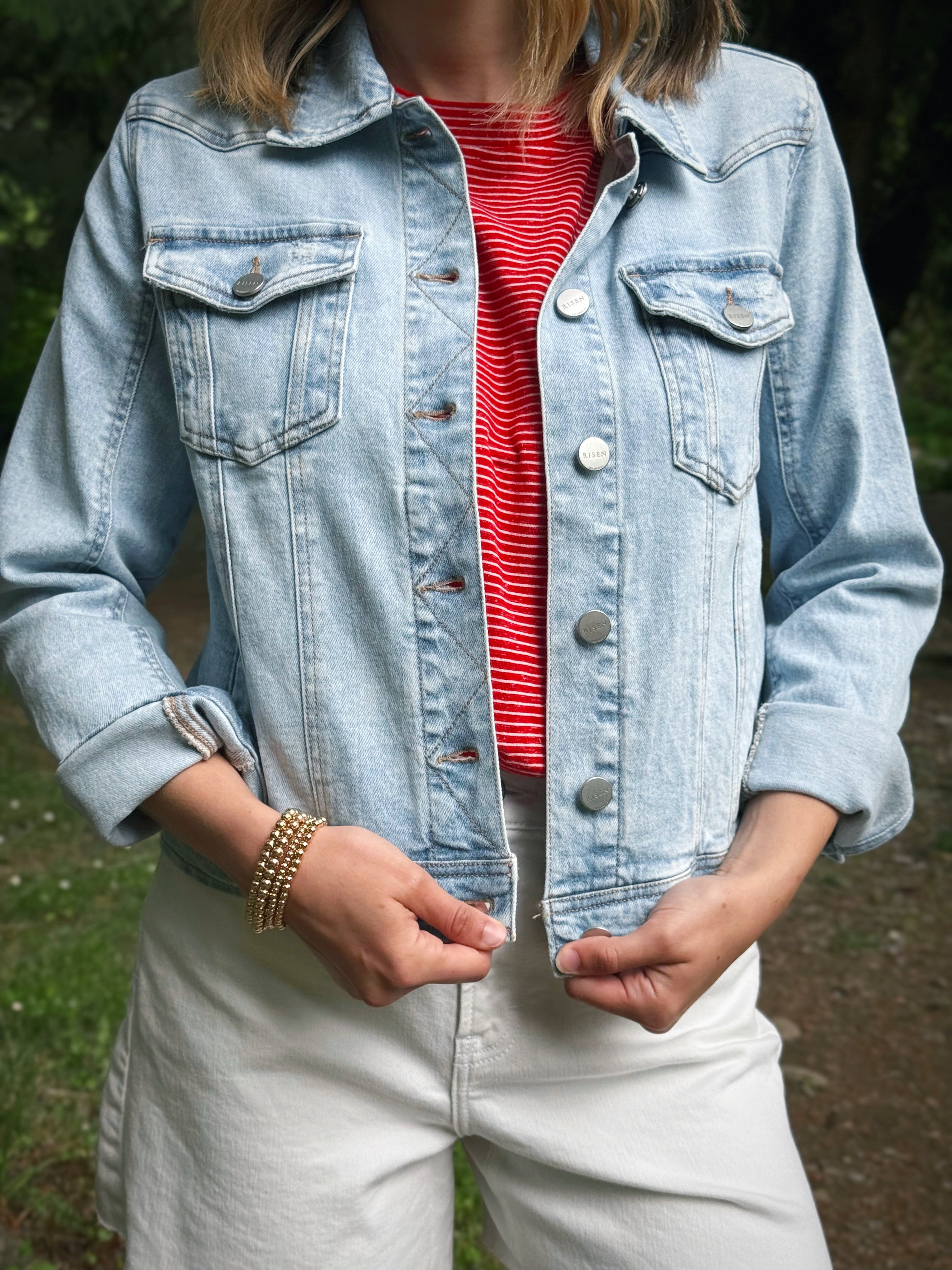 [RISEN] Lisbon Denim Jacket - LIGHT - willows clothing DENIM JACKET
