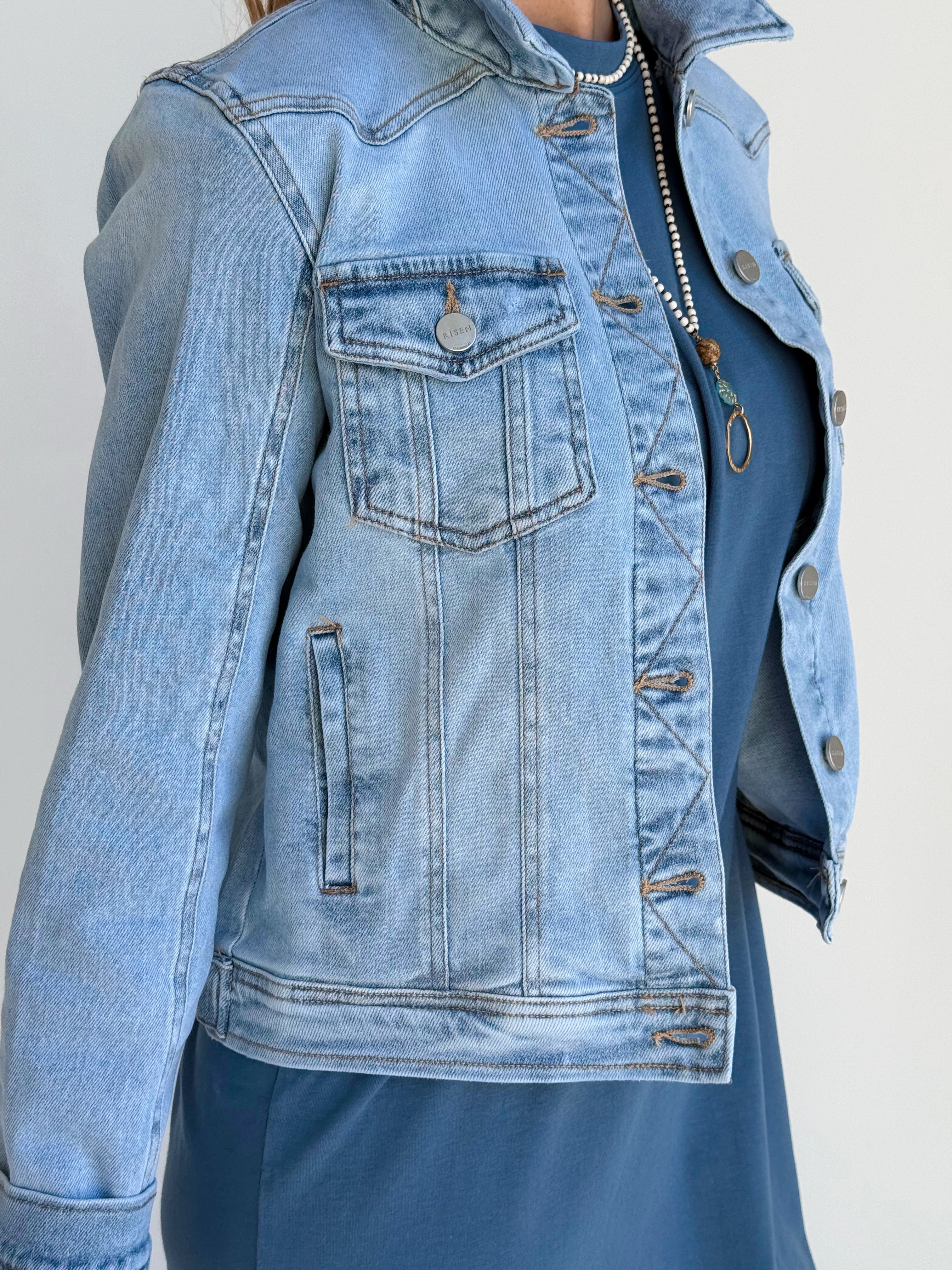 [RISEN] Lisbon Denim Jacket - LIGHT - willows clothing DENIM JACKET