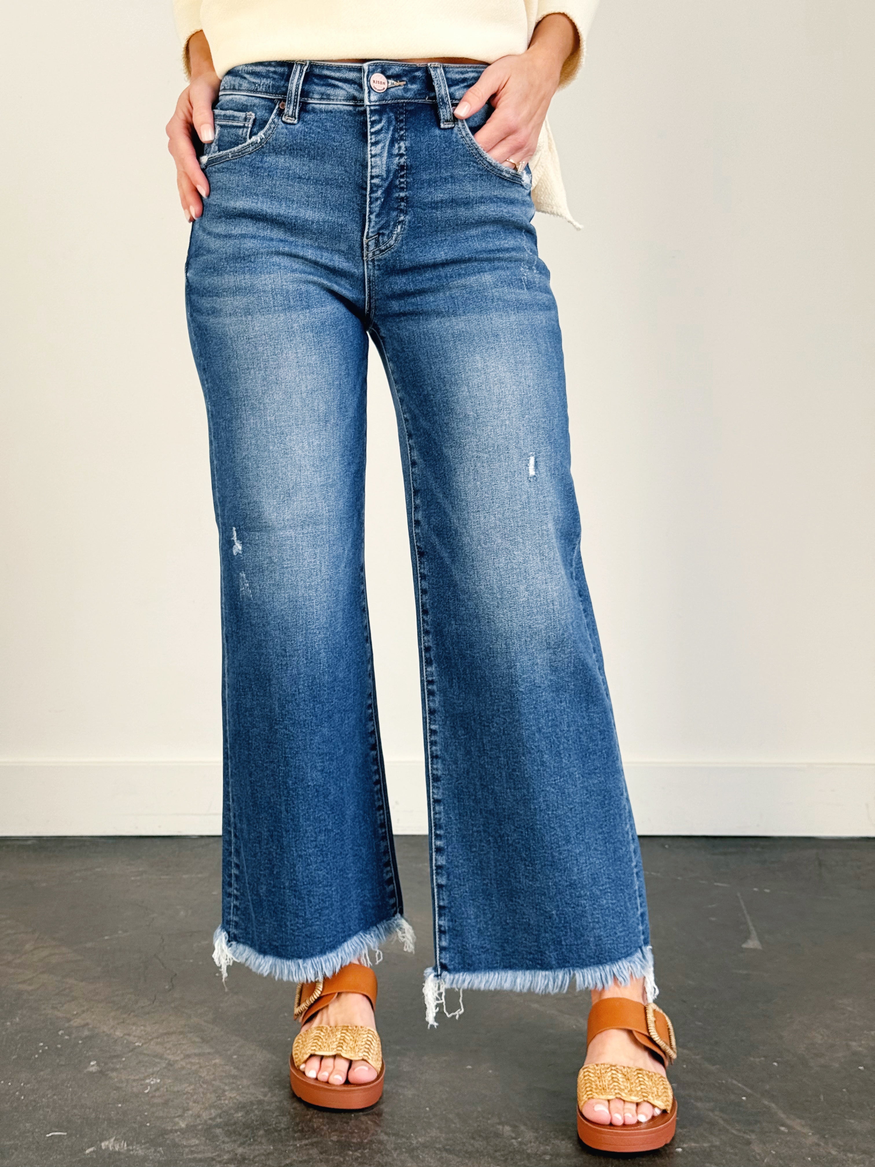 [RISEN] Natalia Jean - DARK - willows clothing Straight Leg