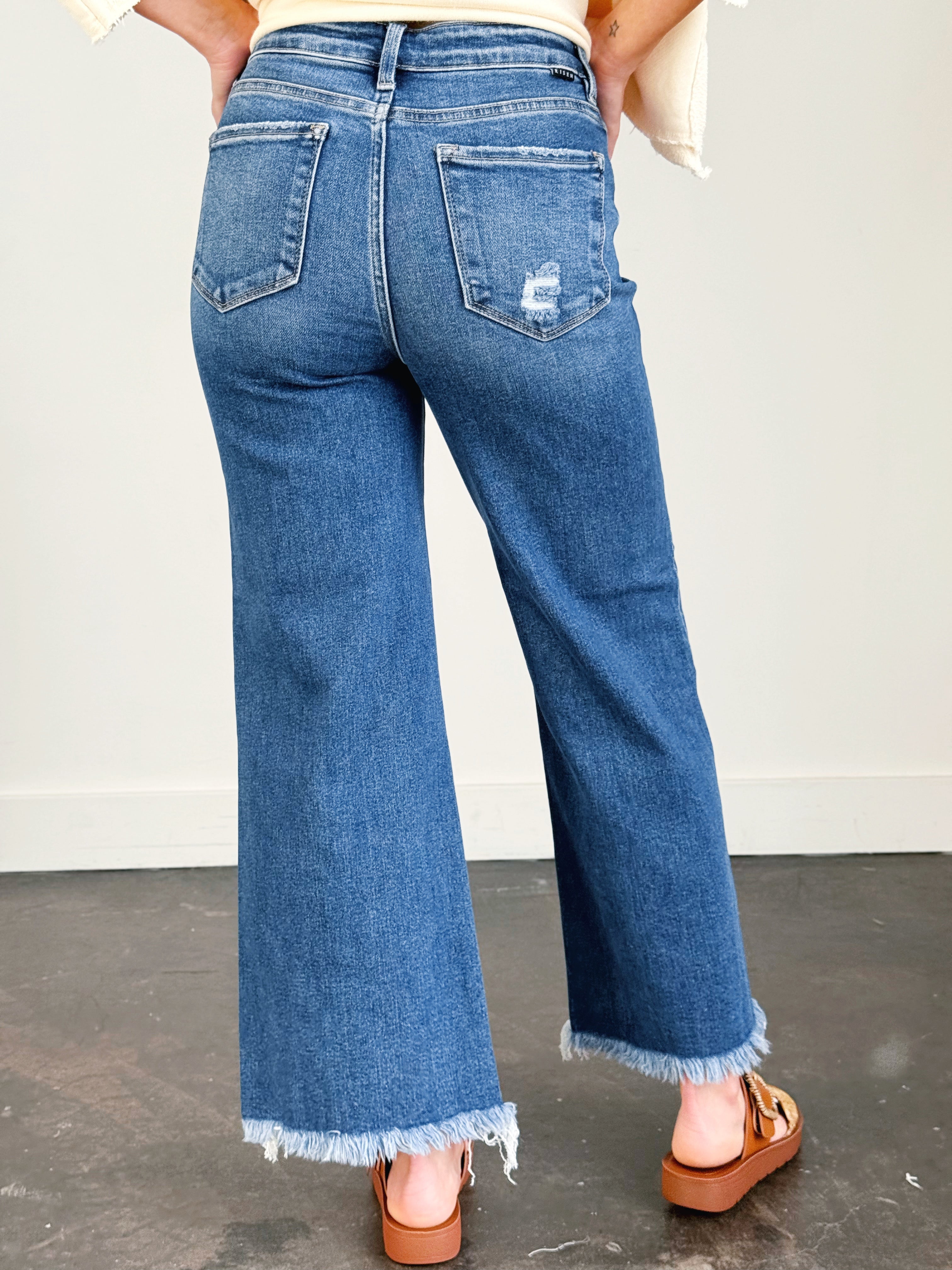 [RISEN] Natalia Jean - DARK - willows clothing Straight Leg