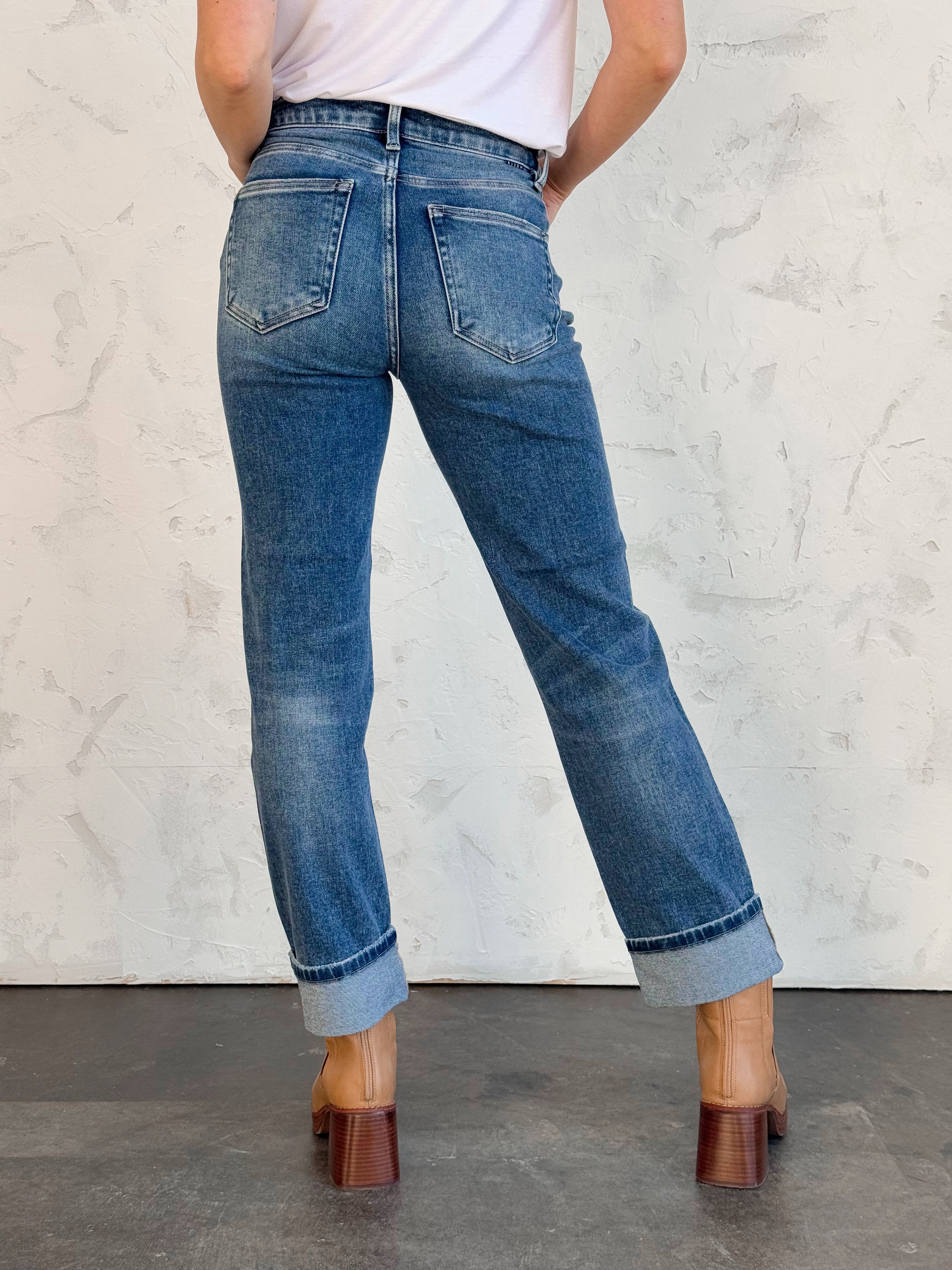 [RISEN] Olsen Jean - DARK - willows clothing Straight Leg