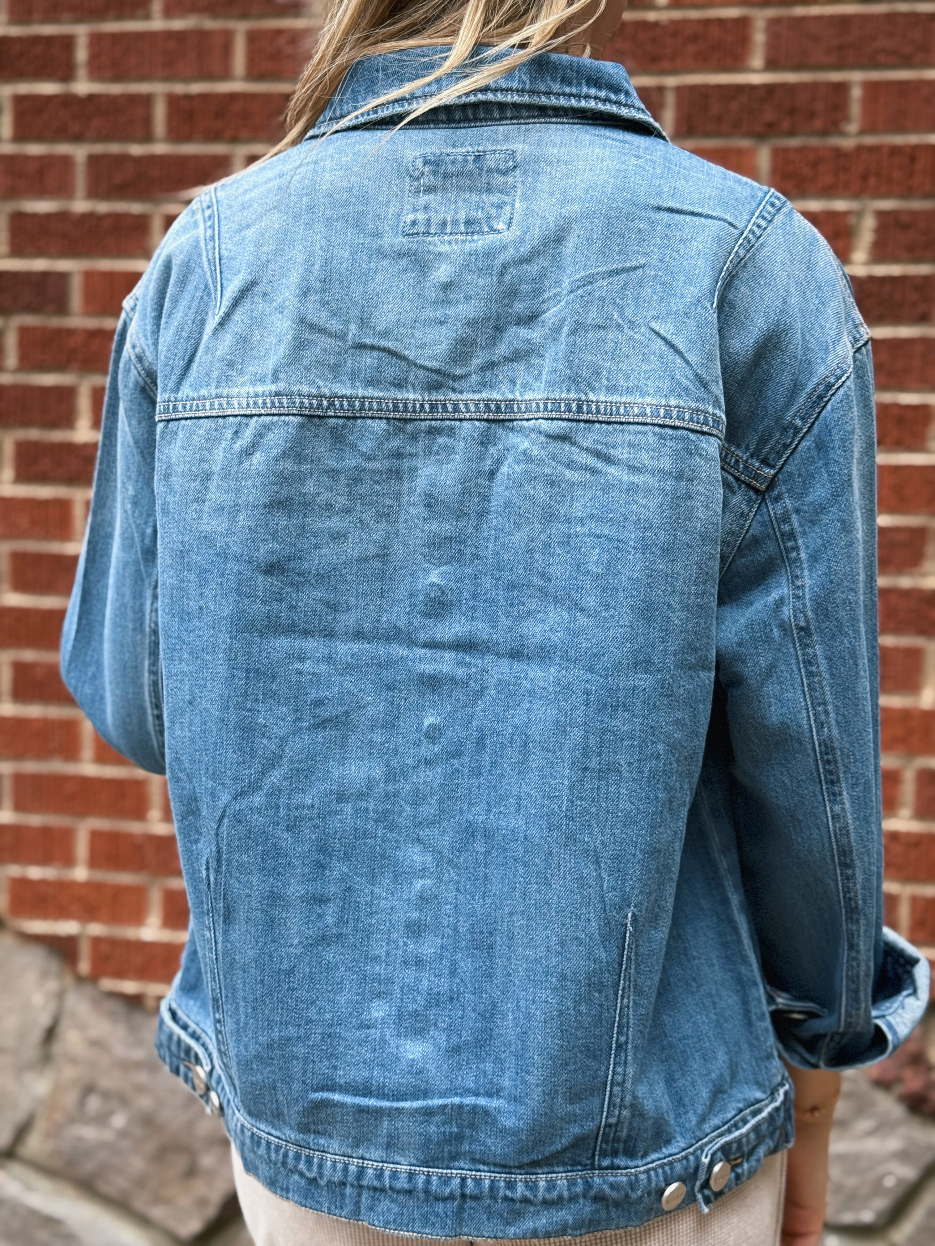 [RISEN] Rainier Denim Jacket - MEDIUM - willows clothing DENIM JACKET