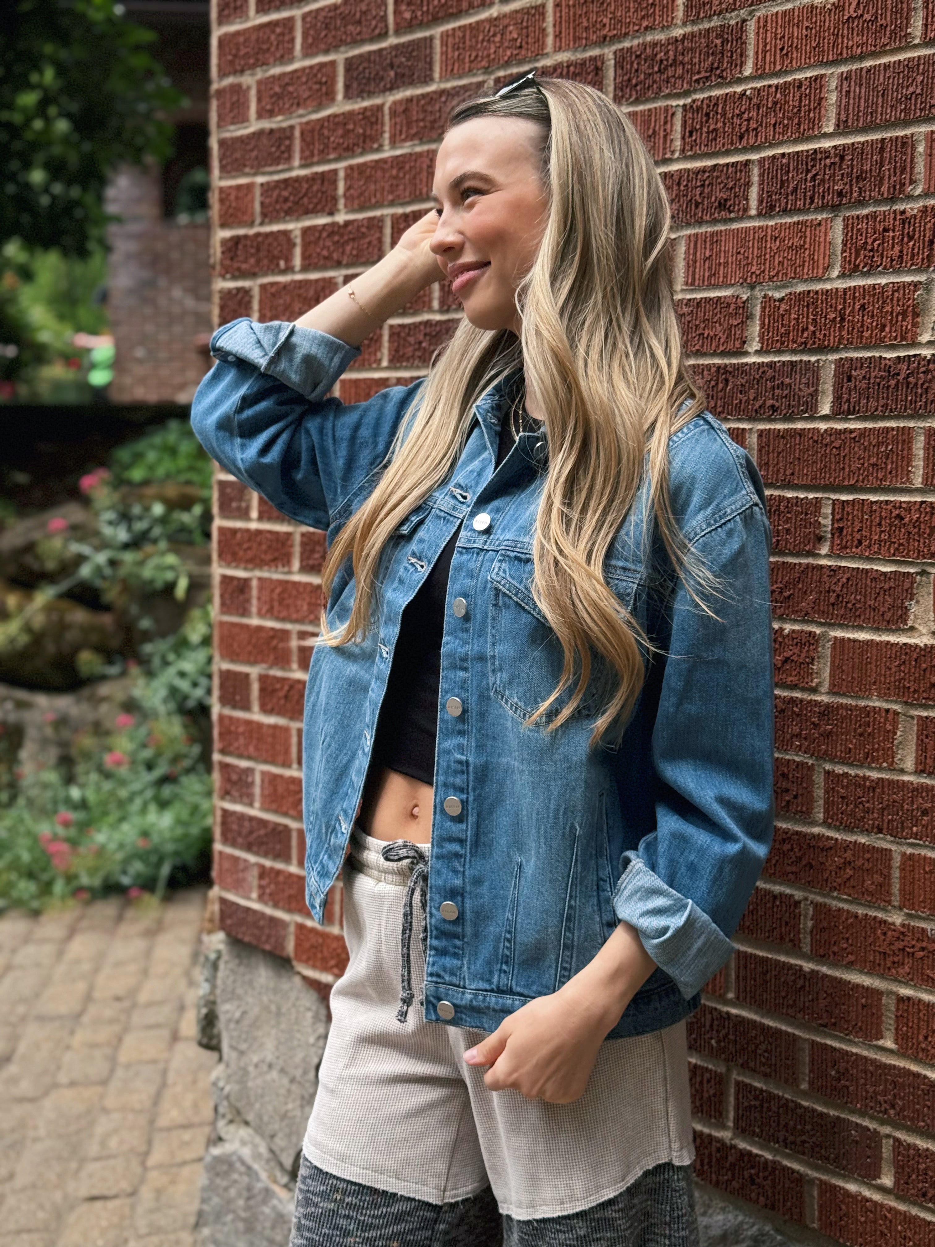 [RISEN] Rainier Denim Jacket - MEDIUM - willows clothing DENIM JACKET