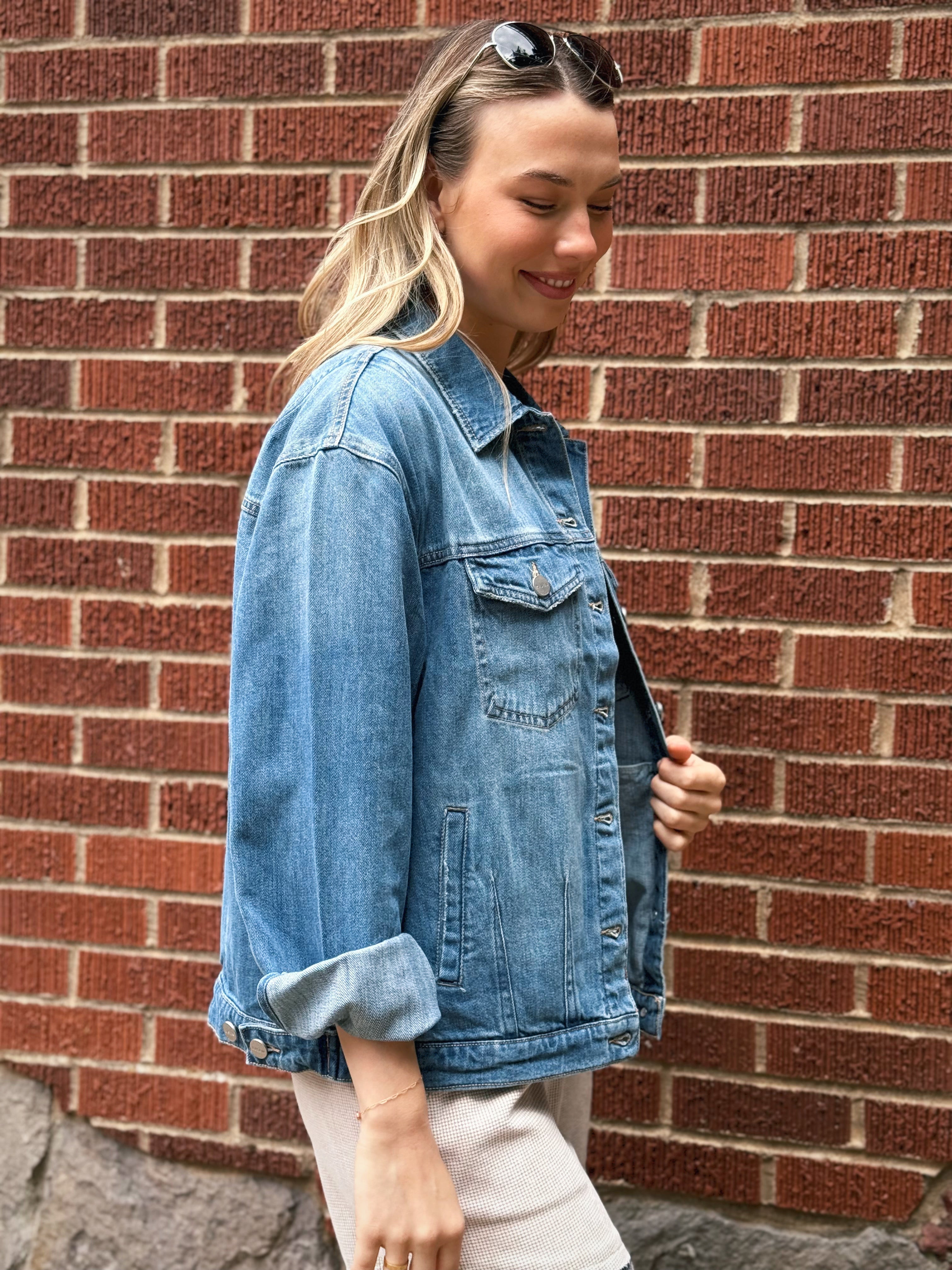[RISEN] Rainier Denim Jacket - MEDIUM - willows clothing DENIM JACKET