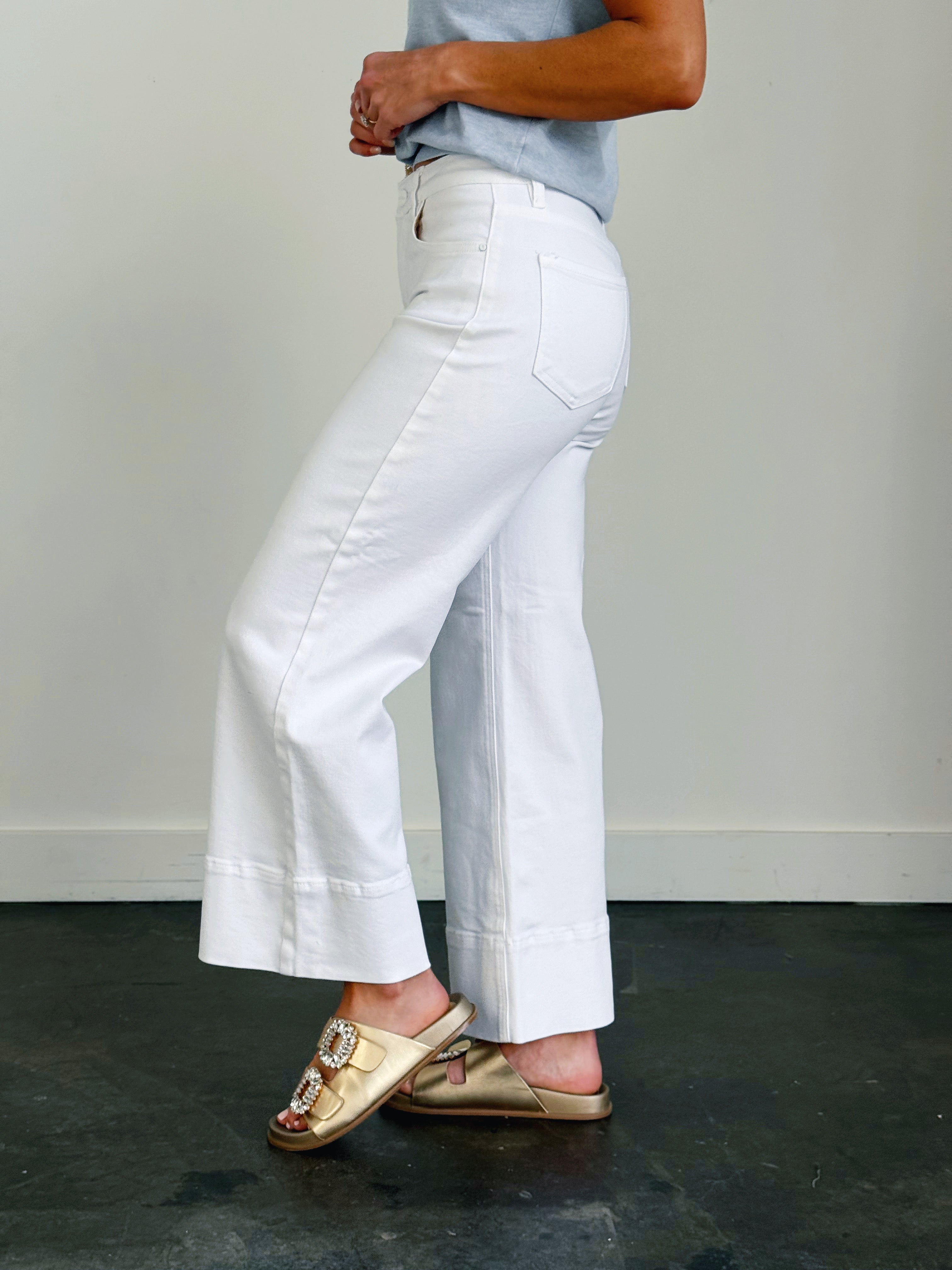 [RISEN] Robin Jean - WHITE - willows clothing ANKLE