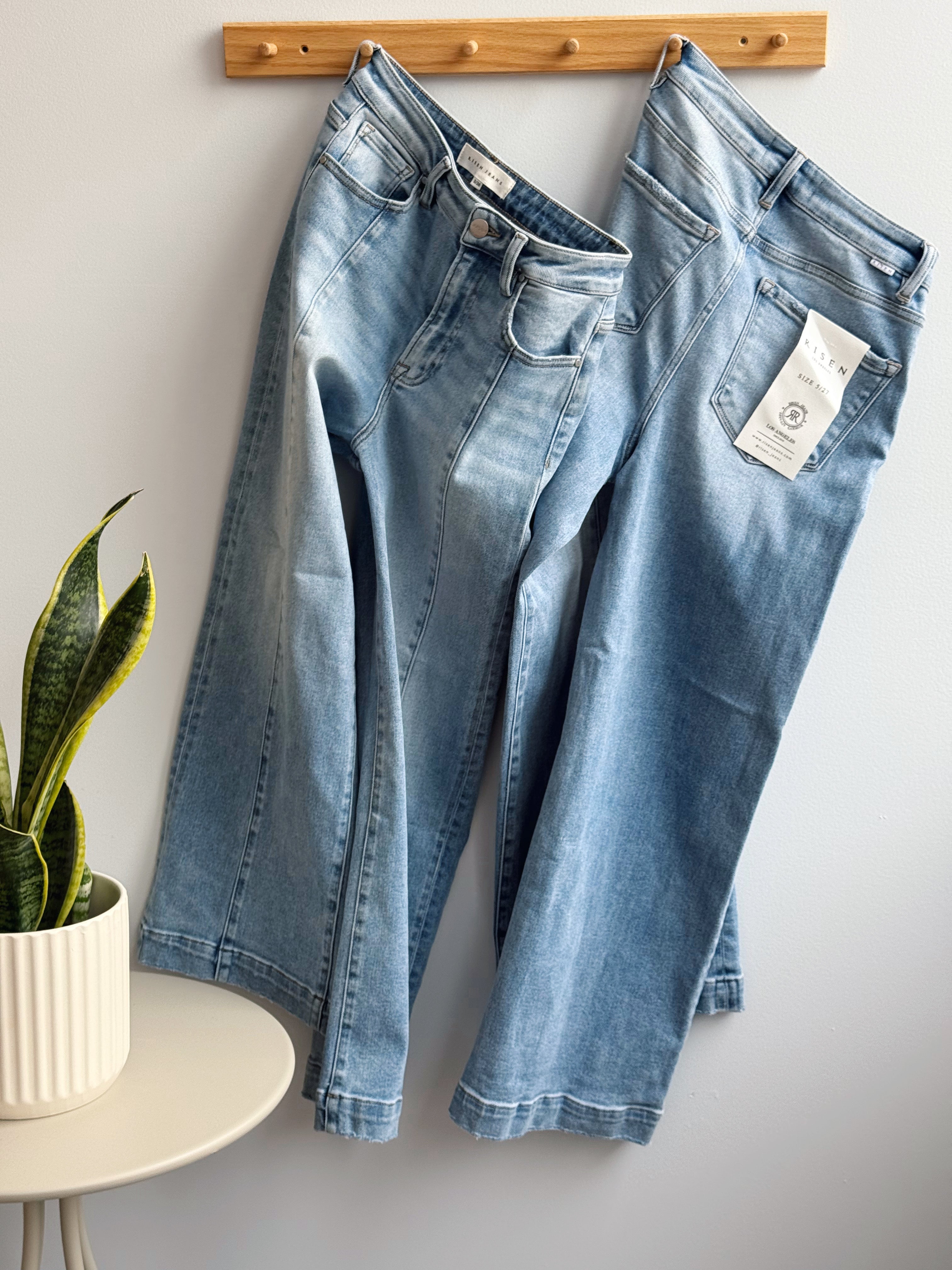 [RISEN] Rocky Jean - LIGHT - willows clothing CROP WIDE LEG