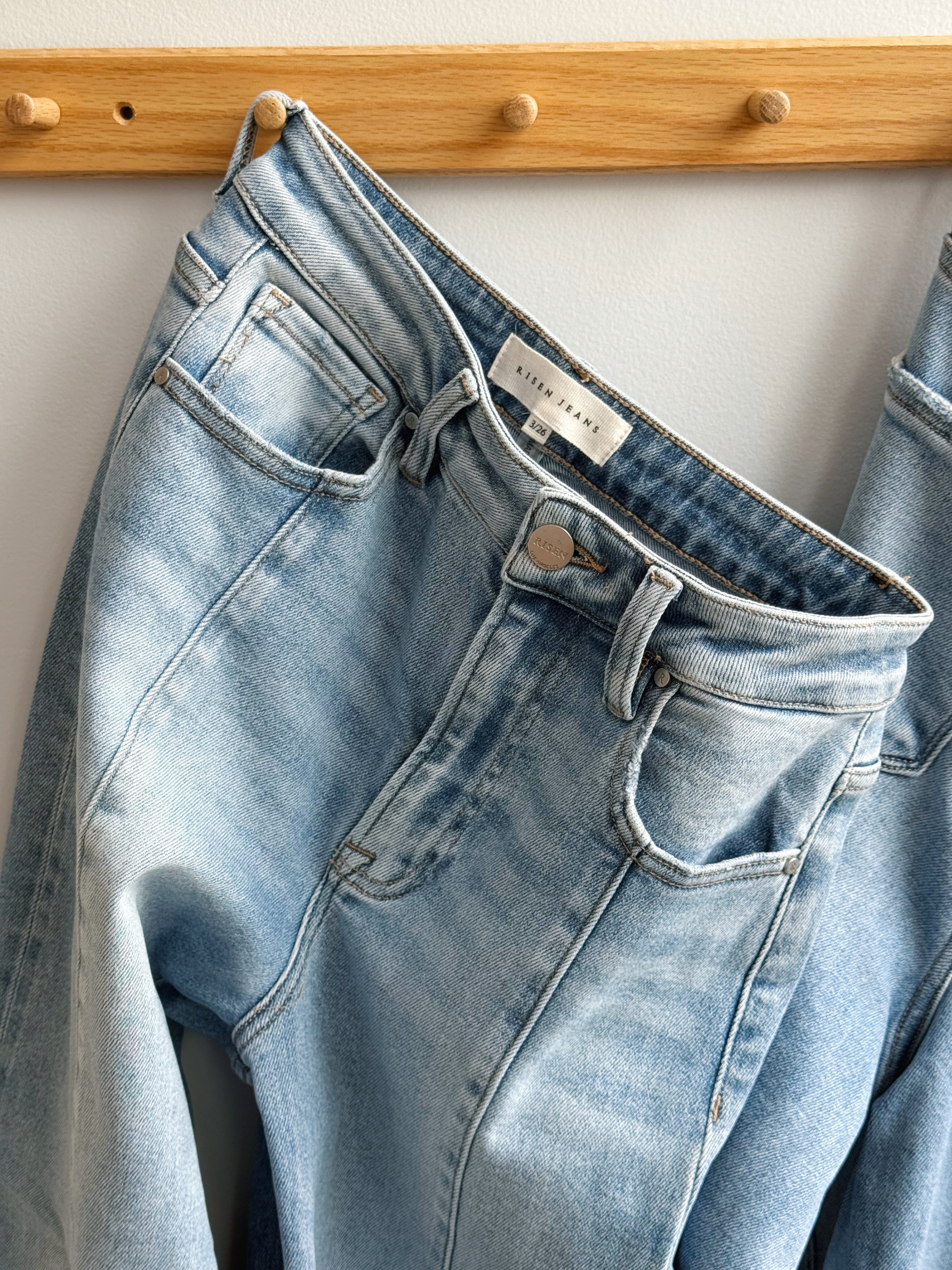 [RISEN] Rocky Jean - LIGHT - willows clothing CROP WIDE LEG