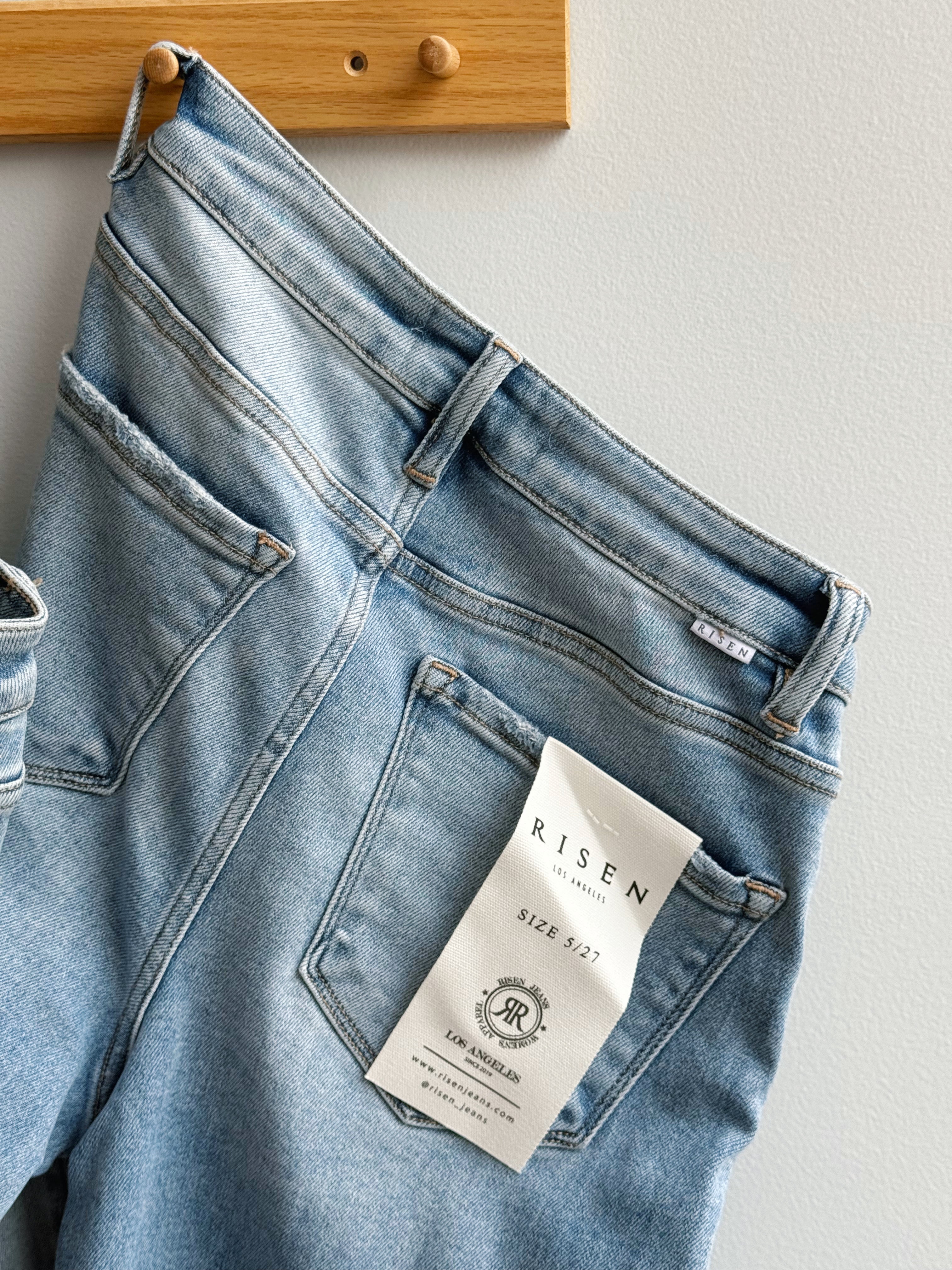 [RISEN] Rocky Jean - LIGHT - willows clothing CROP WIDE LEG
