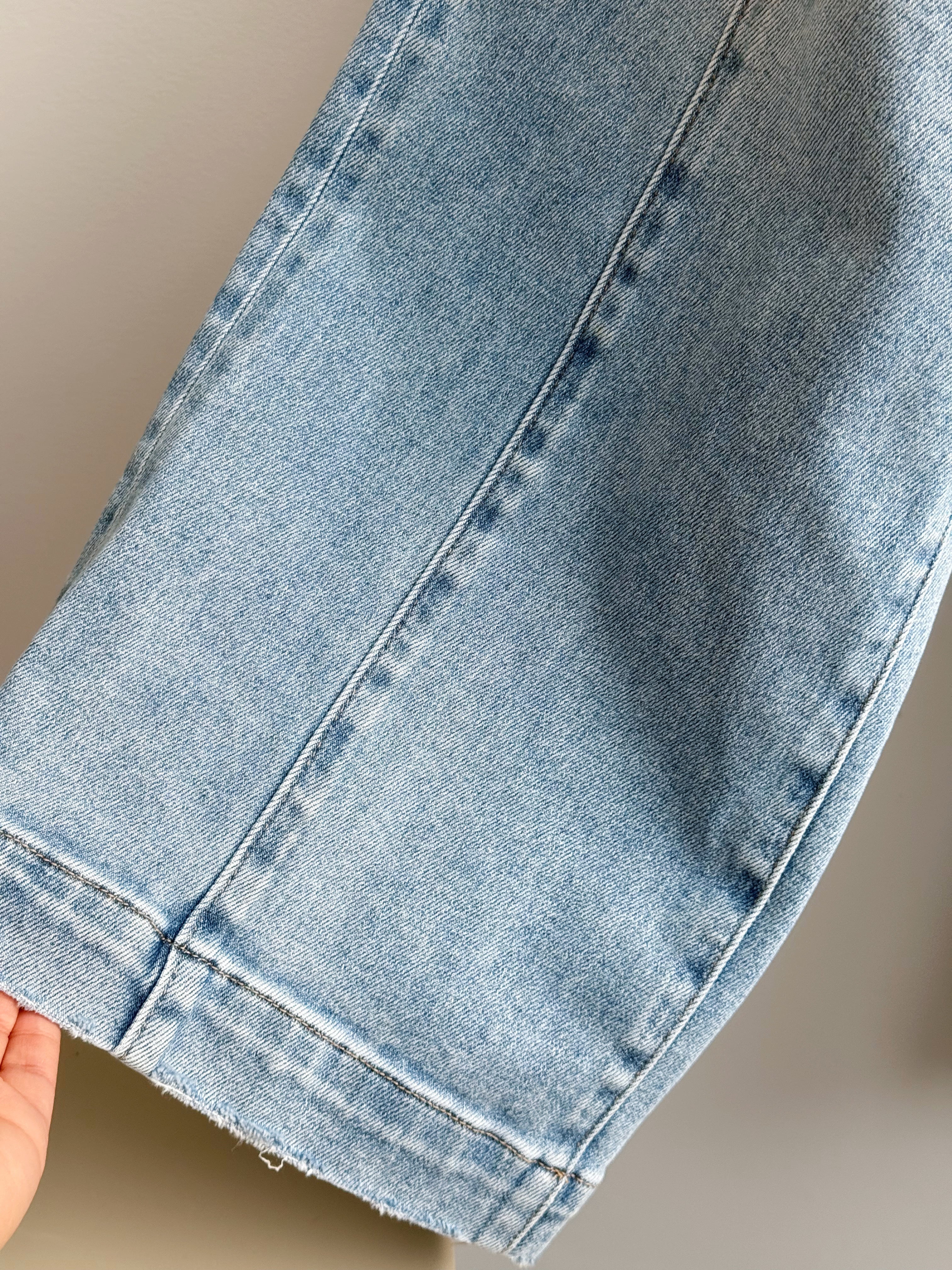 [RISEN] Rocky Jean - LIGHT - willows clothing CROP WIDE LEG