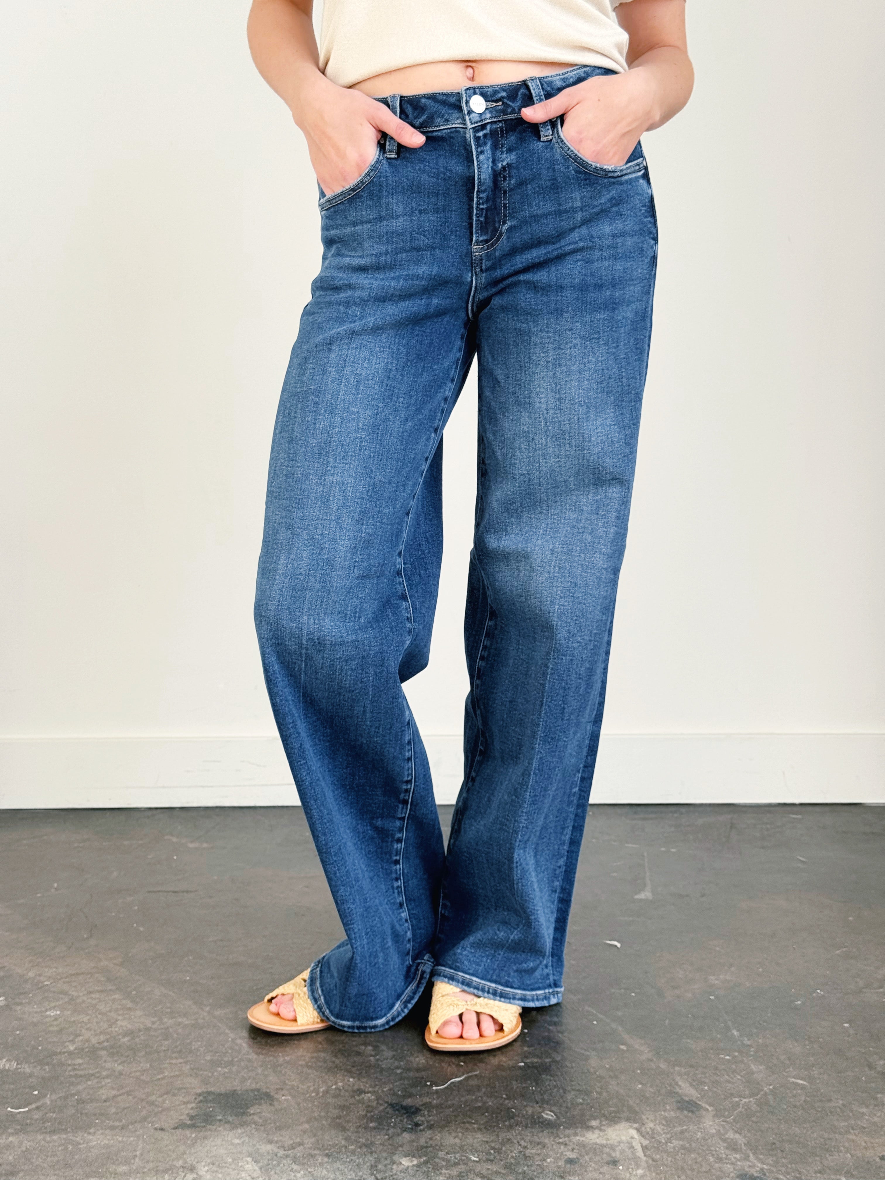 [RISEN] Sasha Jean - DARK - willows clothing WIDE LEG