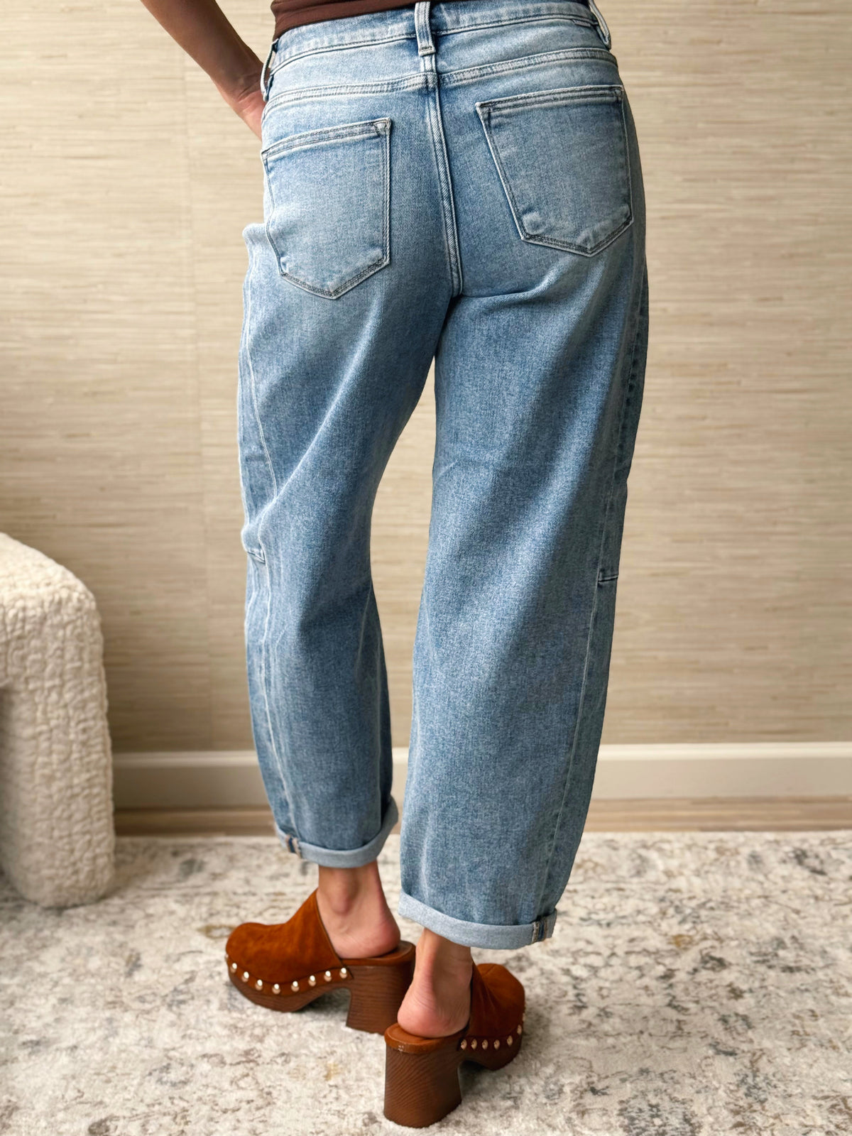 [RISEN] Sylvan Jean - MEDIUM - willows clothing BARREL JEAN