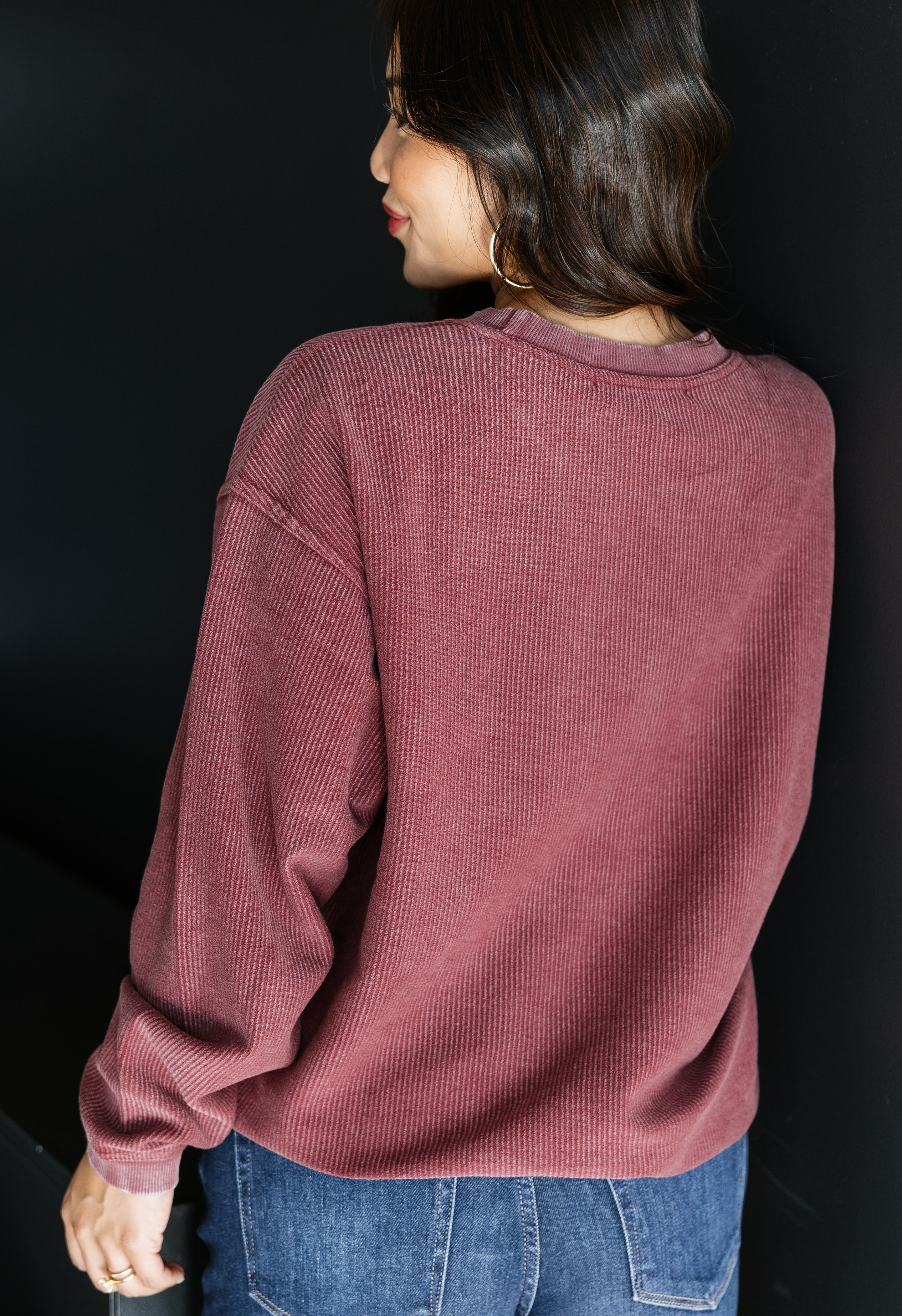 Ryder Pullover - MAROON - willows clothing L/S SHIRT