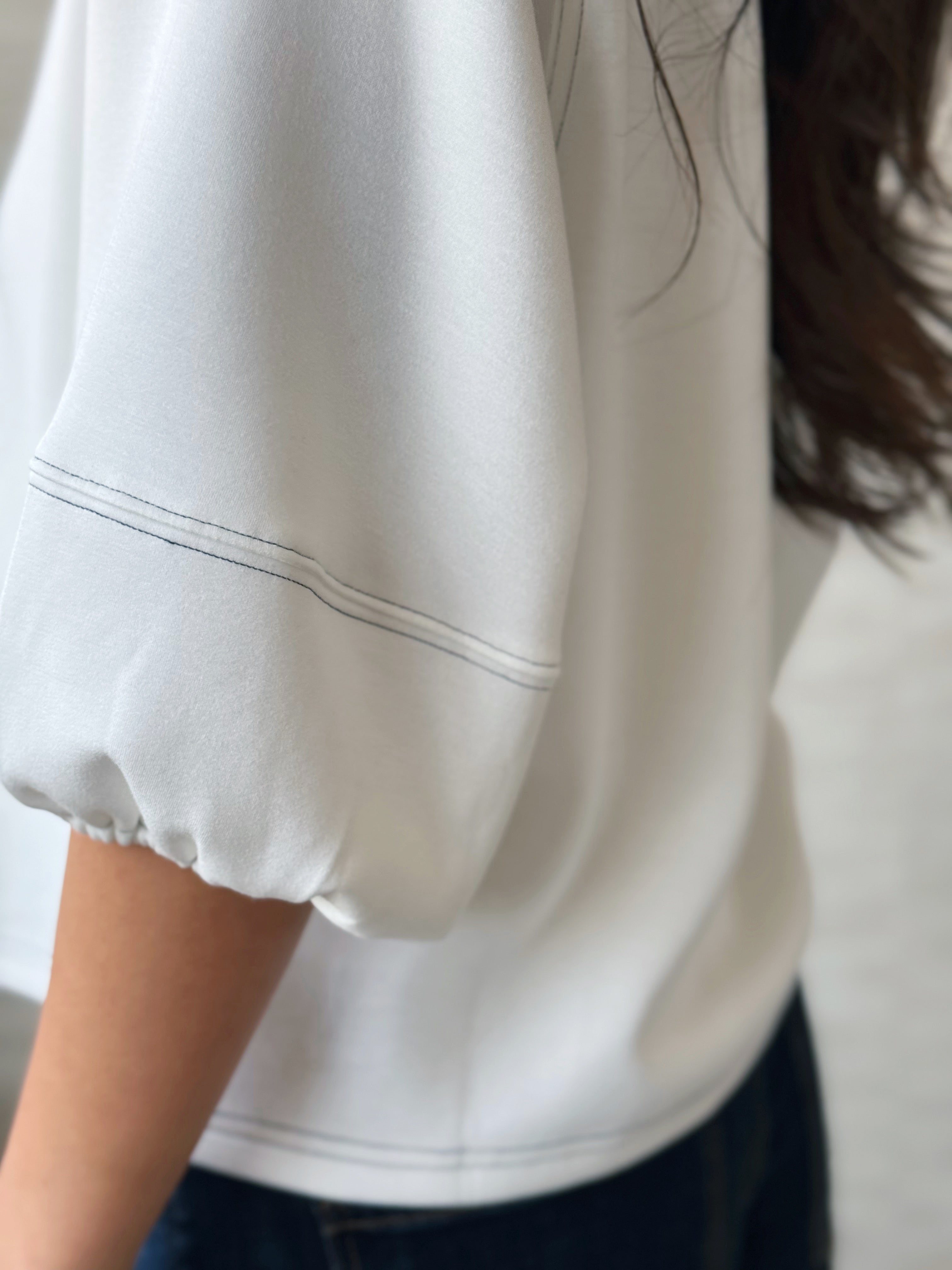 Ryland Top - OFF WHITE - willows clothing S/S SHIRT