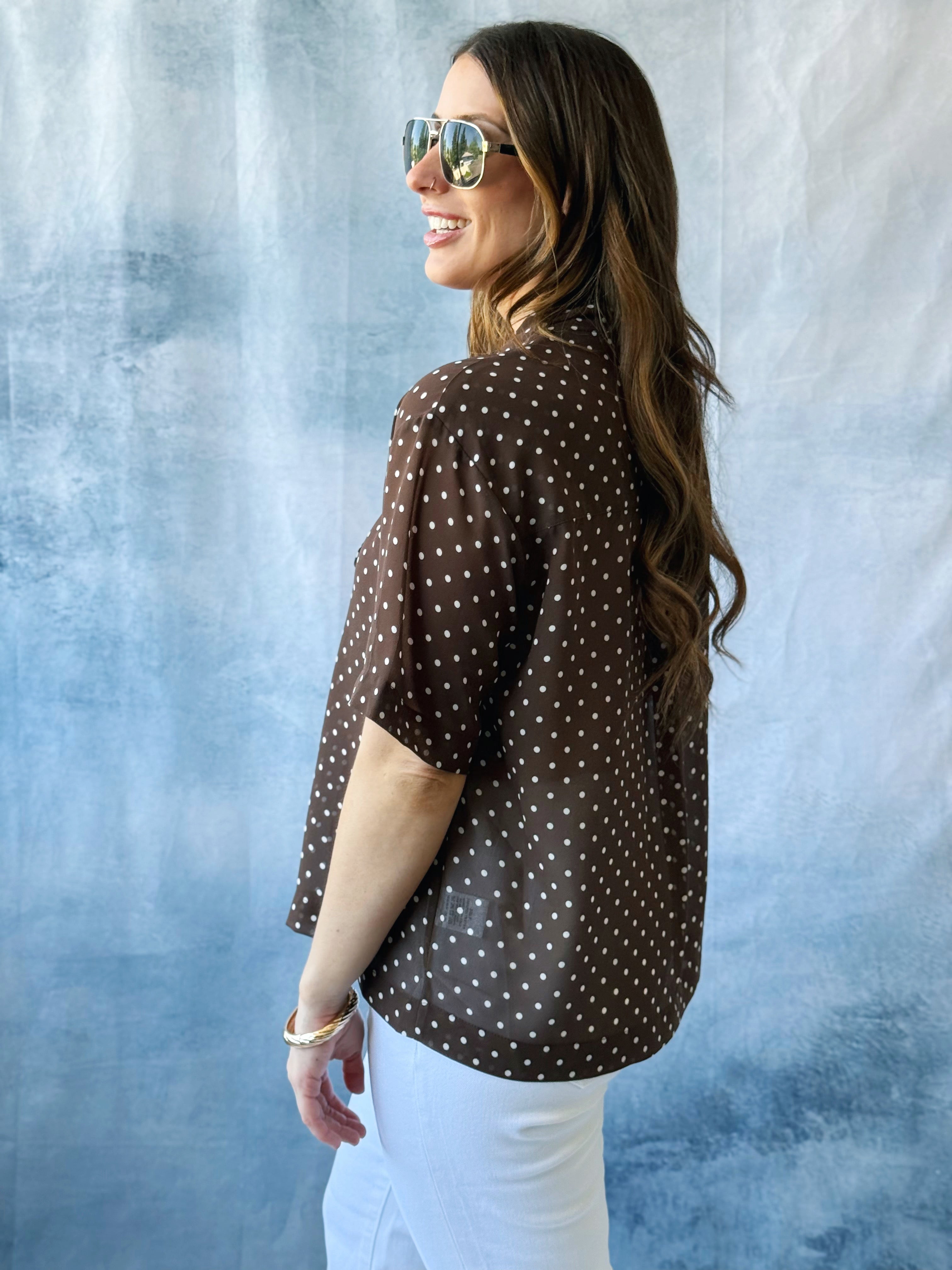 Ryleigh Blouse - BROWN - willows clothing BLOUSE