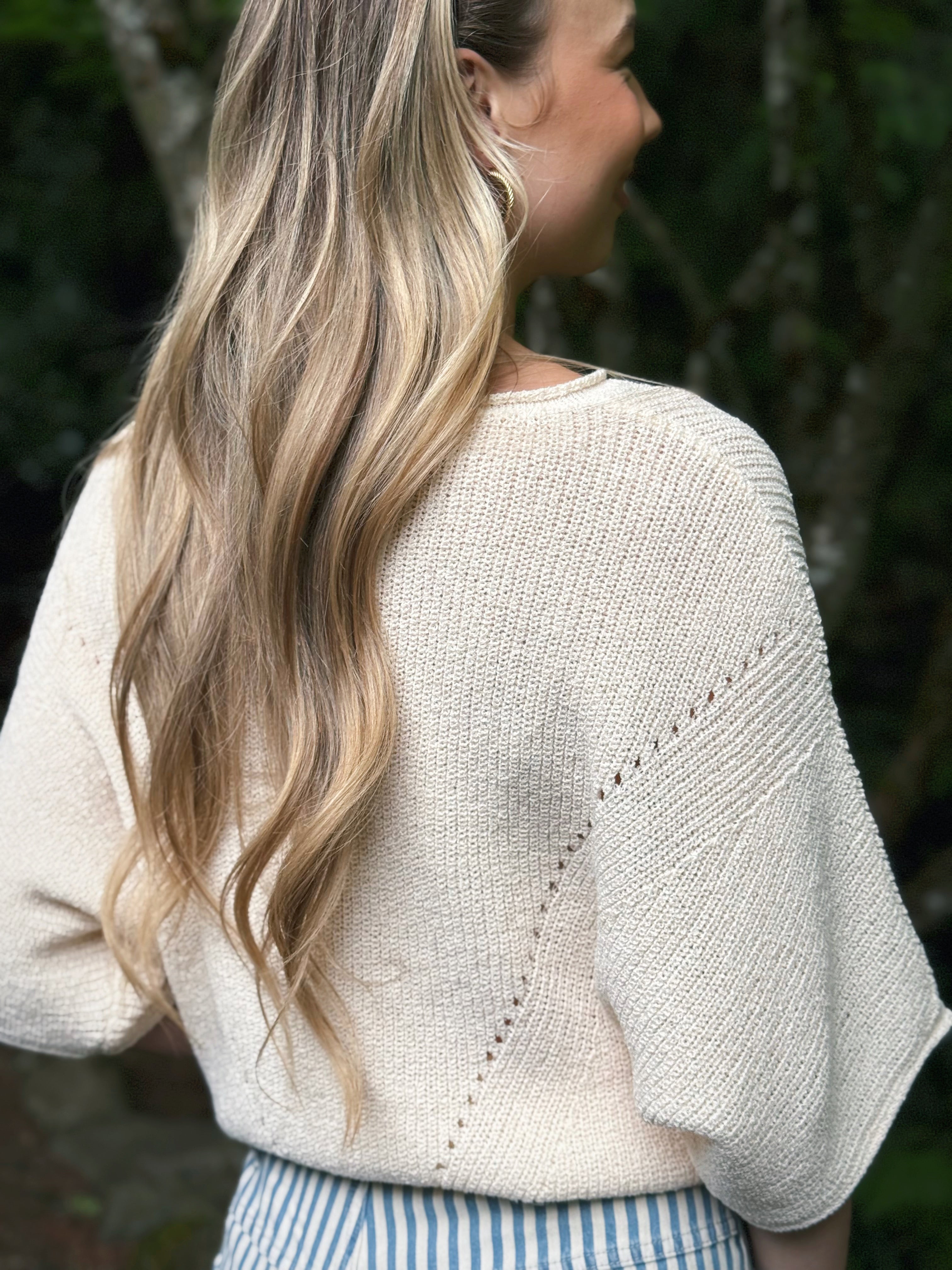 Sally Sweater - CREAM - willows clothing SWEATER