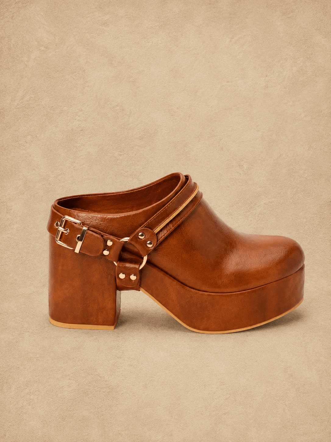 Sawyer Clog - COGNAC - willows clothing CLOG