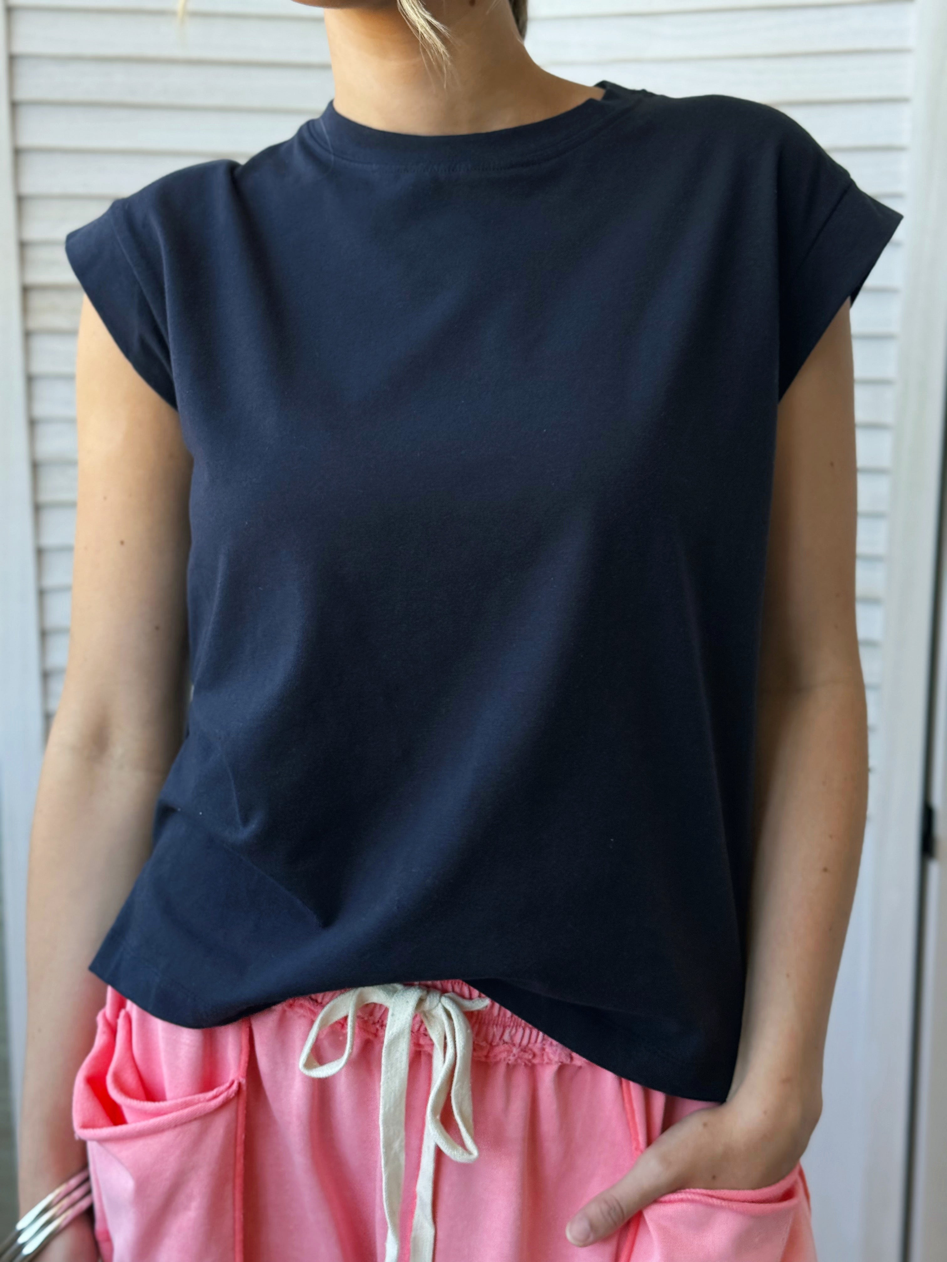 Scout Tee - MIDNIGHT NAVY - willows clothing S/S SHIRT