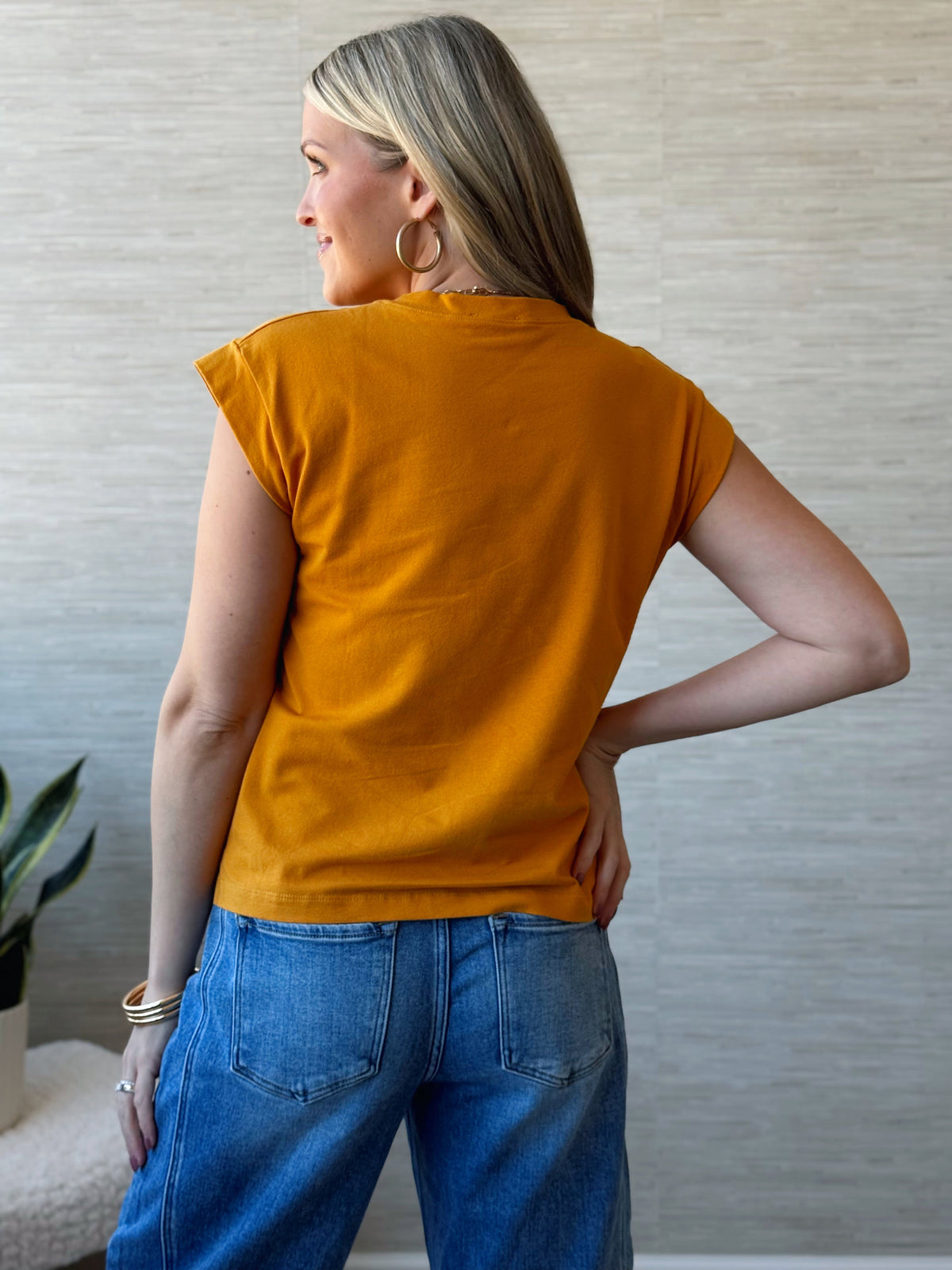 Scout Tee - MUSTARD - willows clothing S/S SHIRT