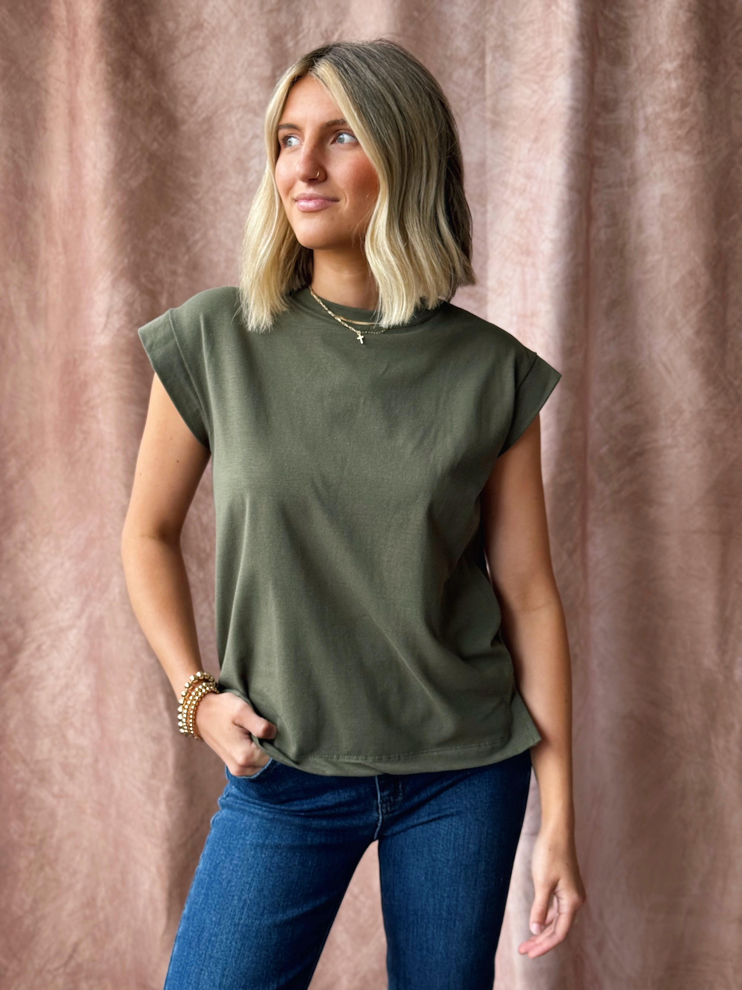 Scout Tee - REAL OLIVE - willows clothing S/S SHIRT