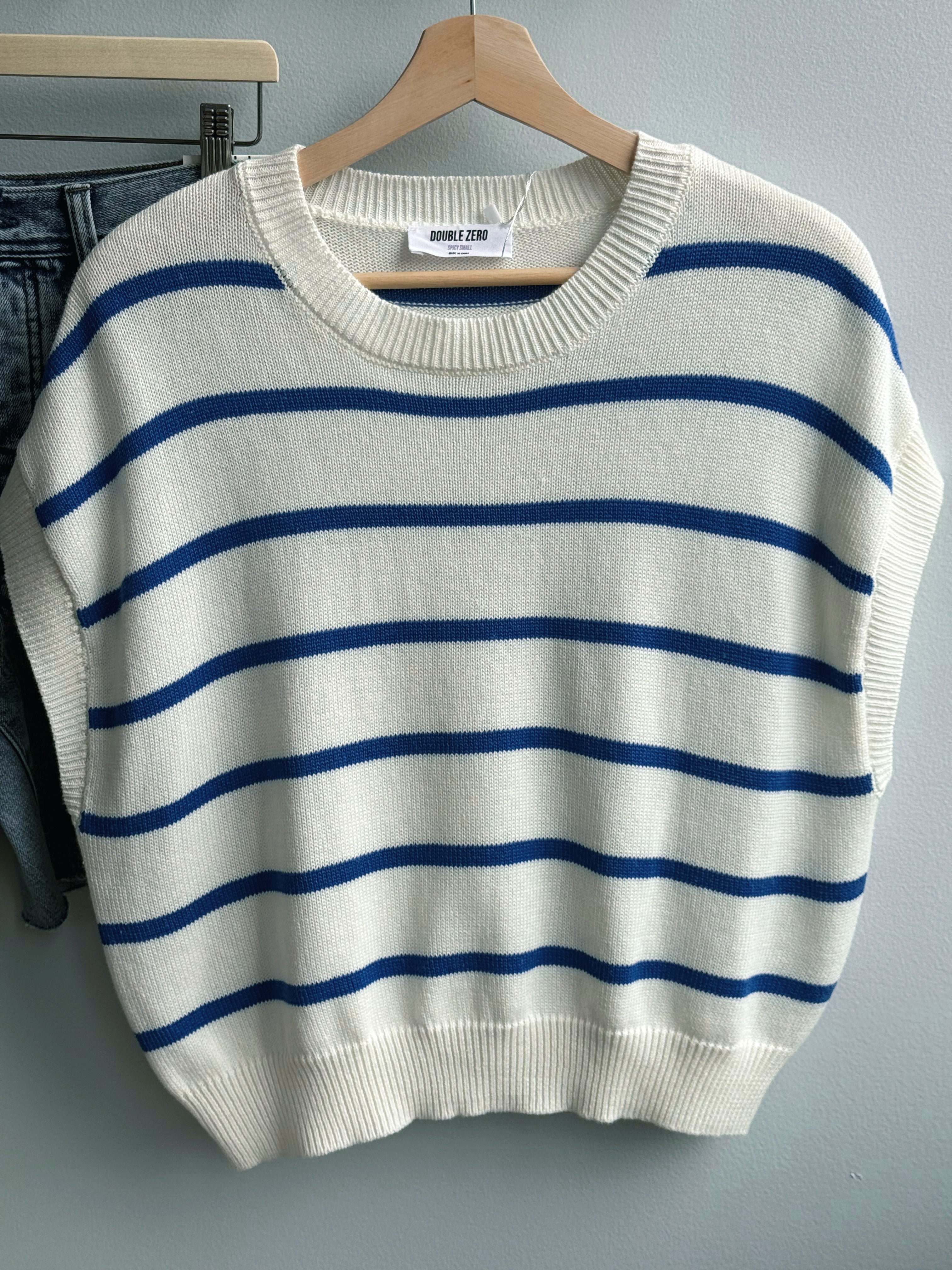 Seashore Spring Sweater - BLUE - willows clothing SWEATER