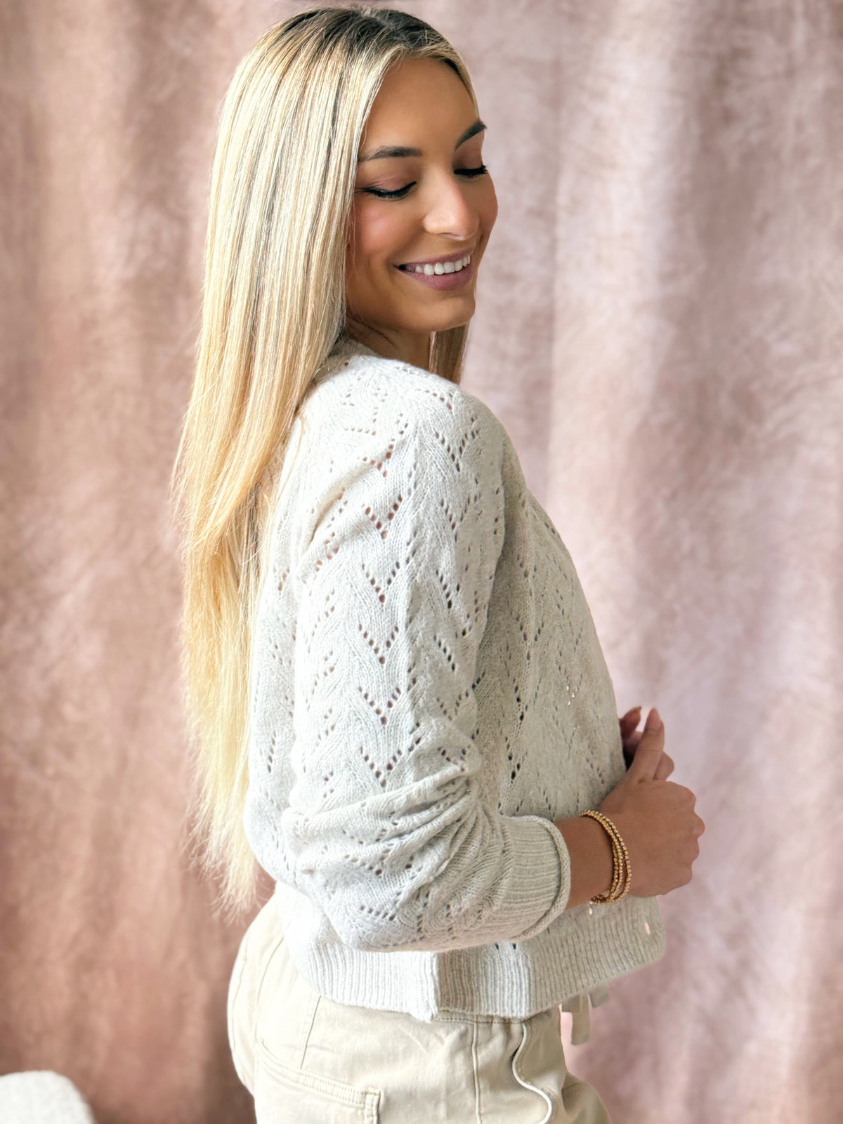 Seasonal Pick Cardigan - IVORY - willows clothing Cardigan