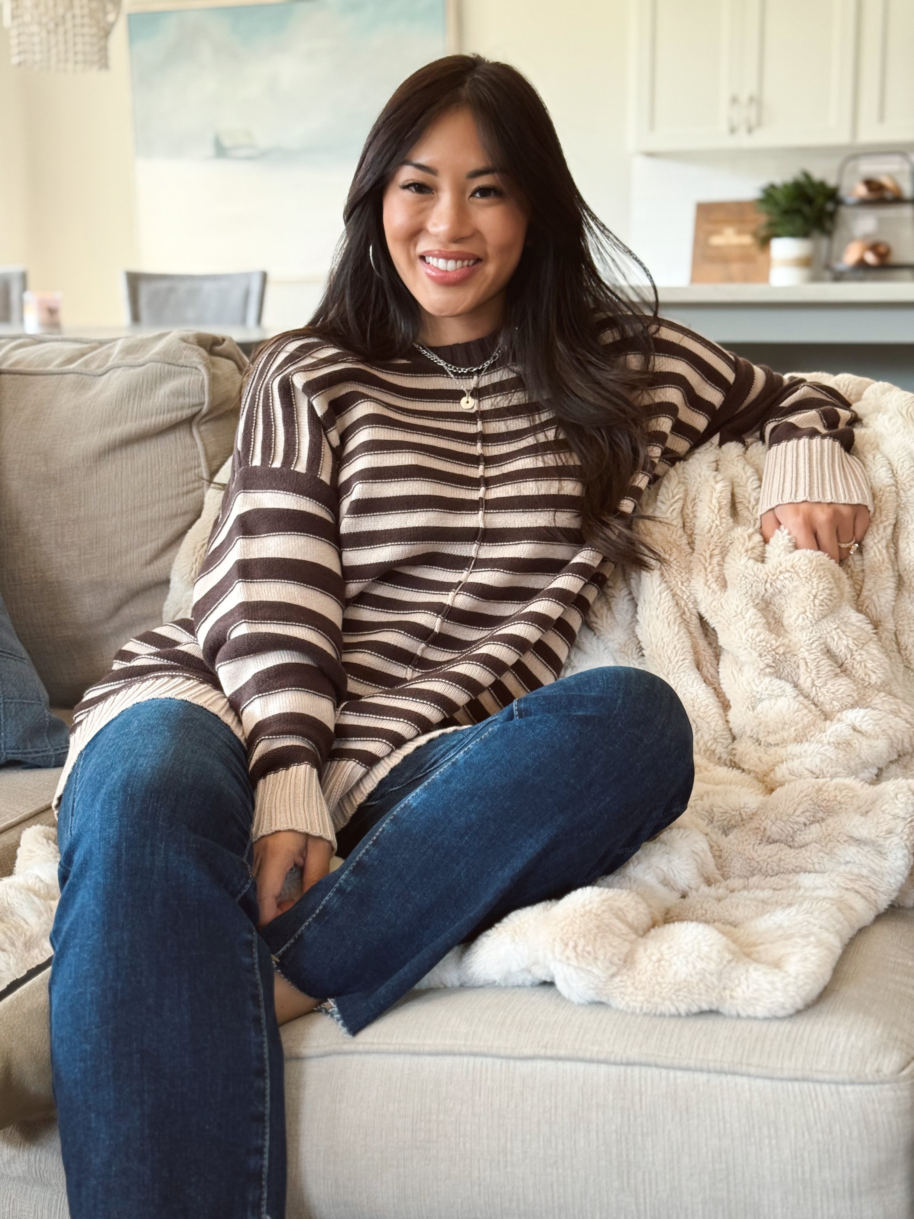 September Sweater - BROWN - willows clothing SWEATER