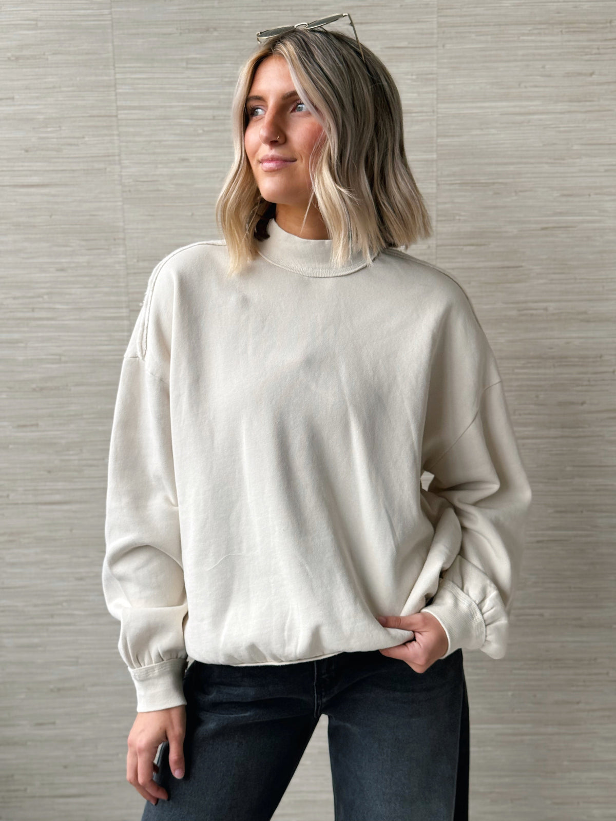 September Sweatshirt - ALPACA - willows clothing SWEATSHIRT