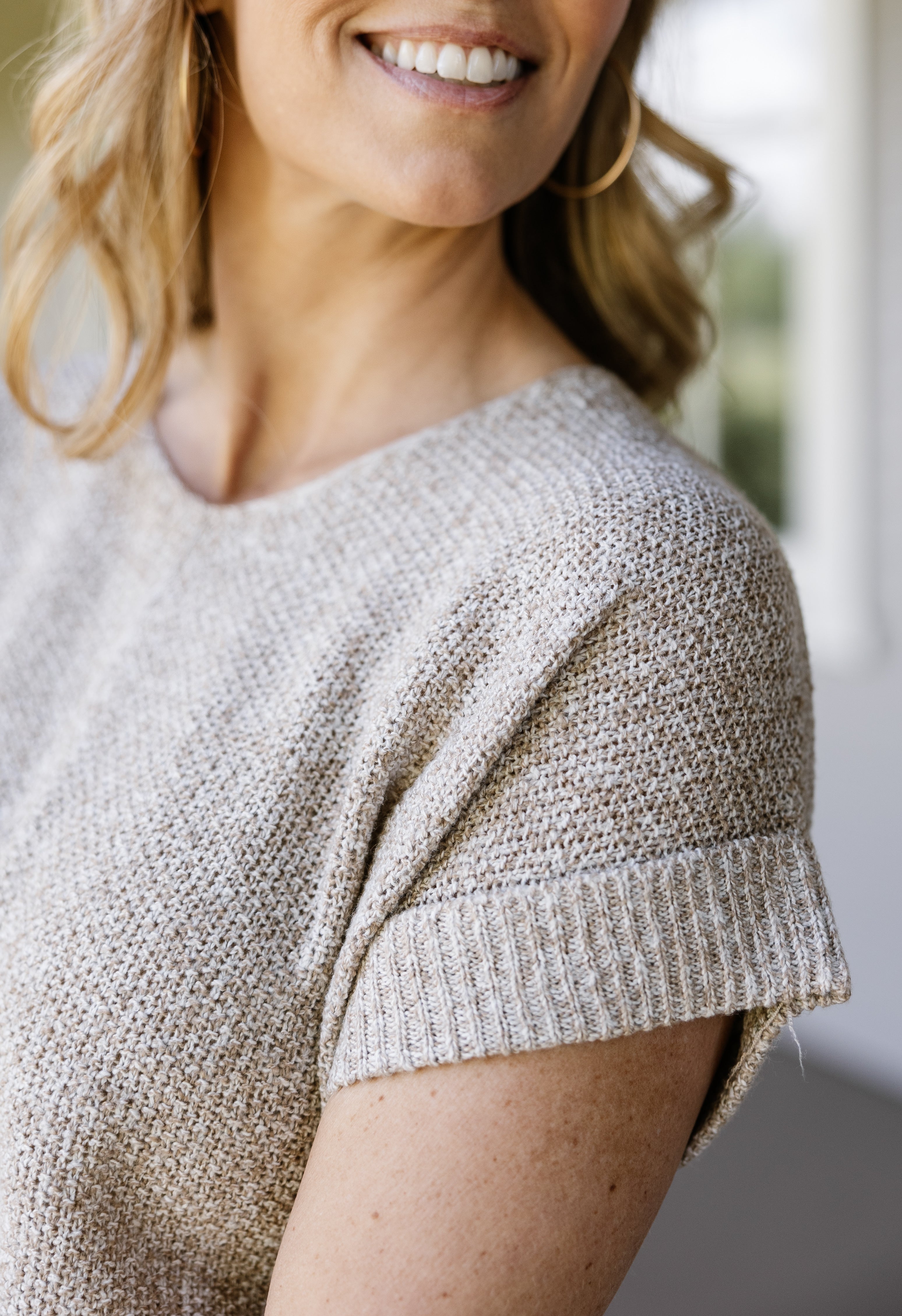 Shasta Sweater - TAUPE - willows clothing SWEATER