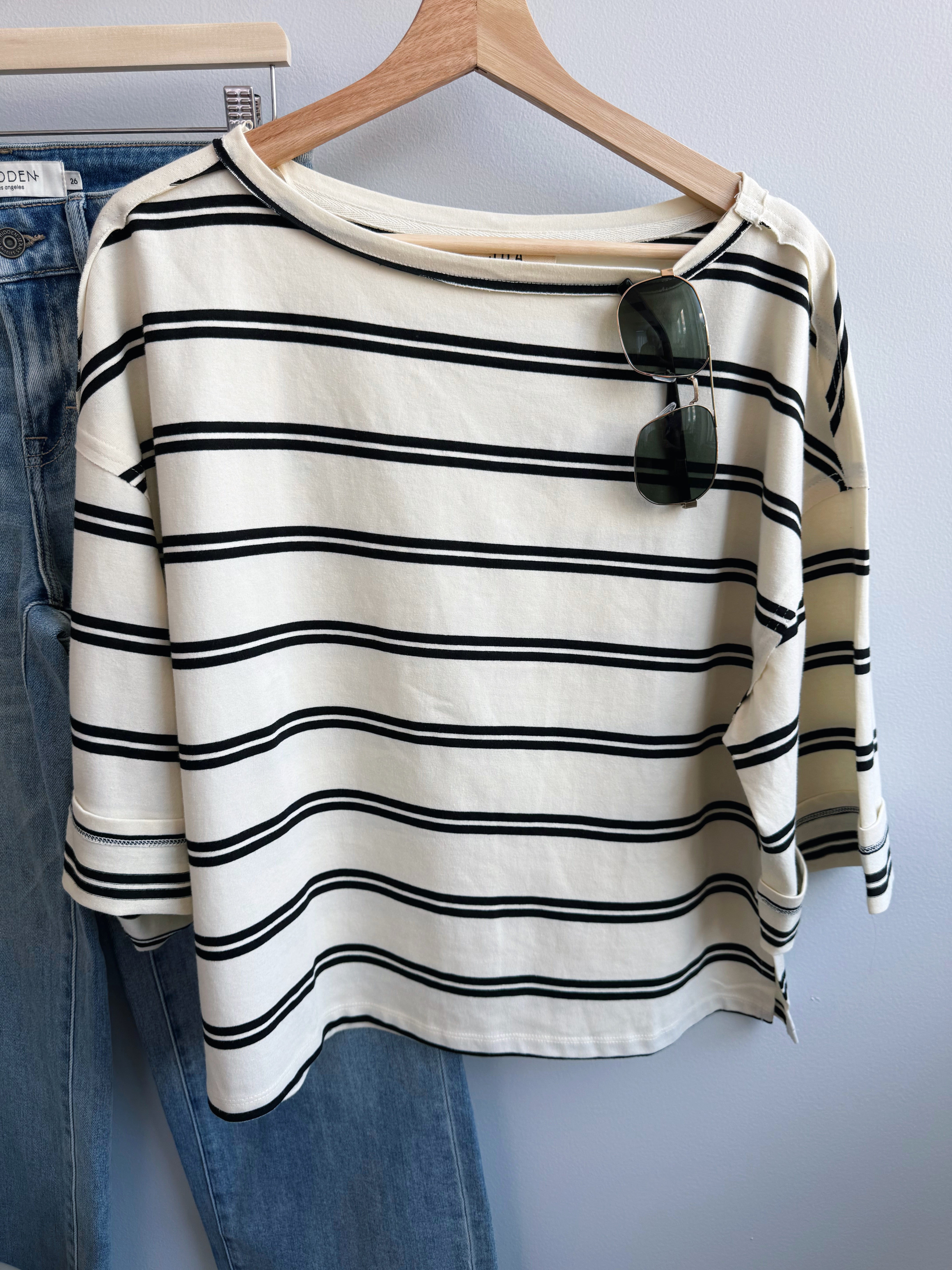 Shay Tee - CREAM - willows clothing S/S SHIRT