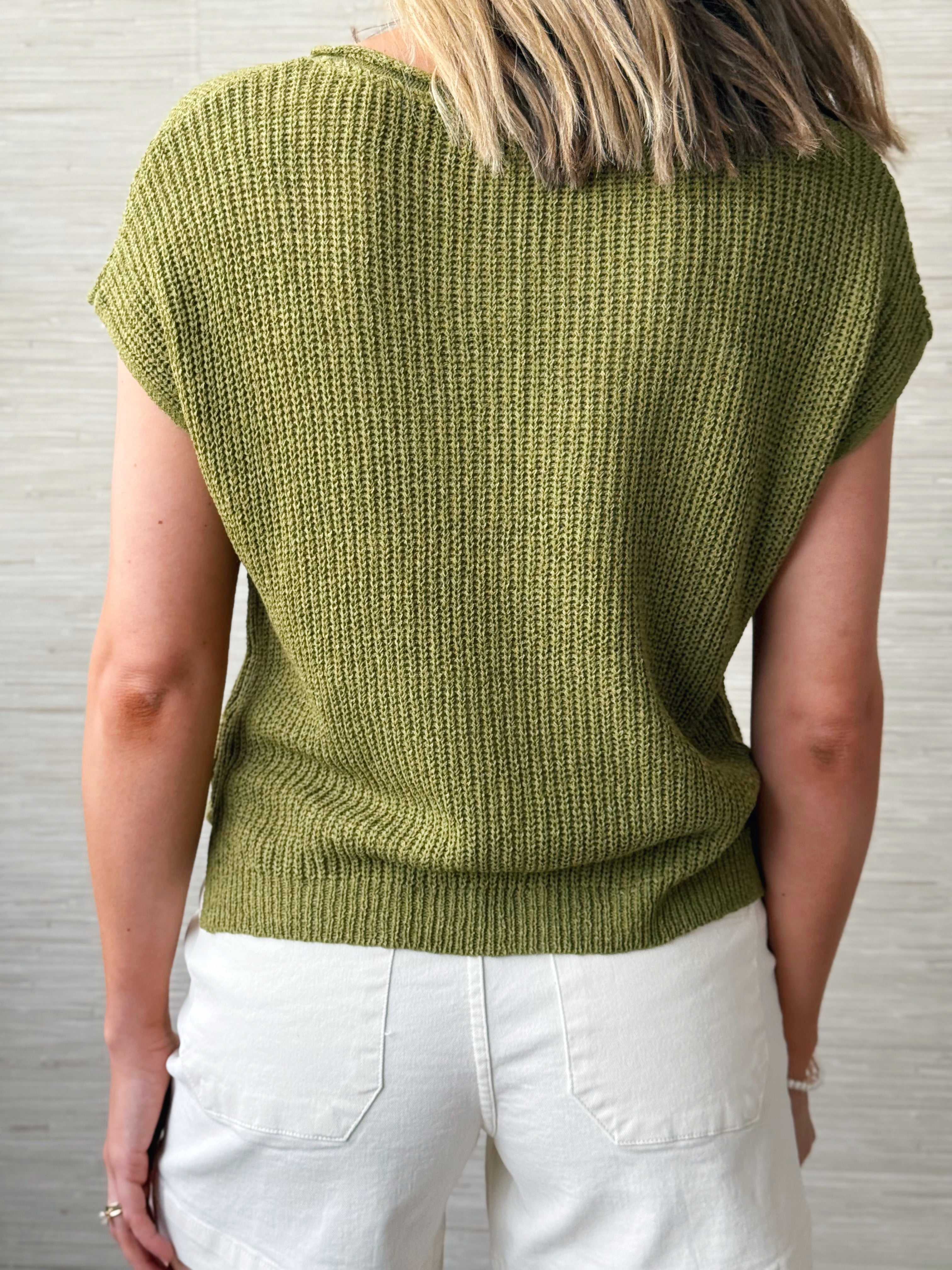 Sheena Sweater - KIWI - willows clothing TANKS
