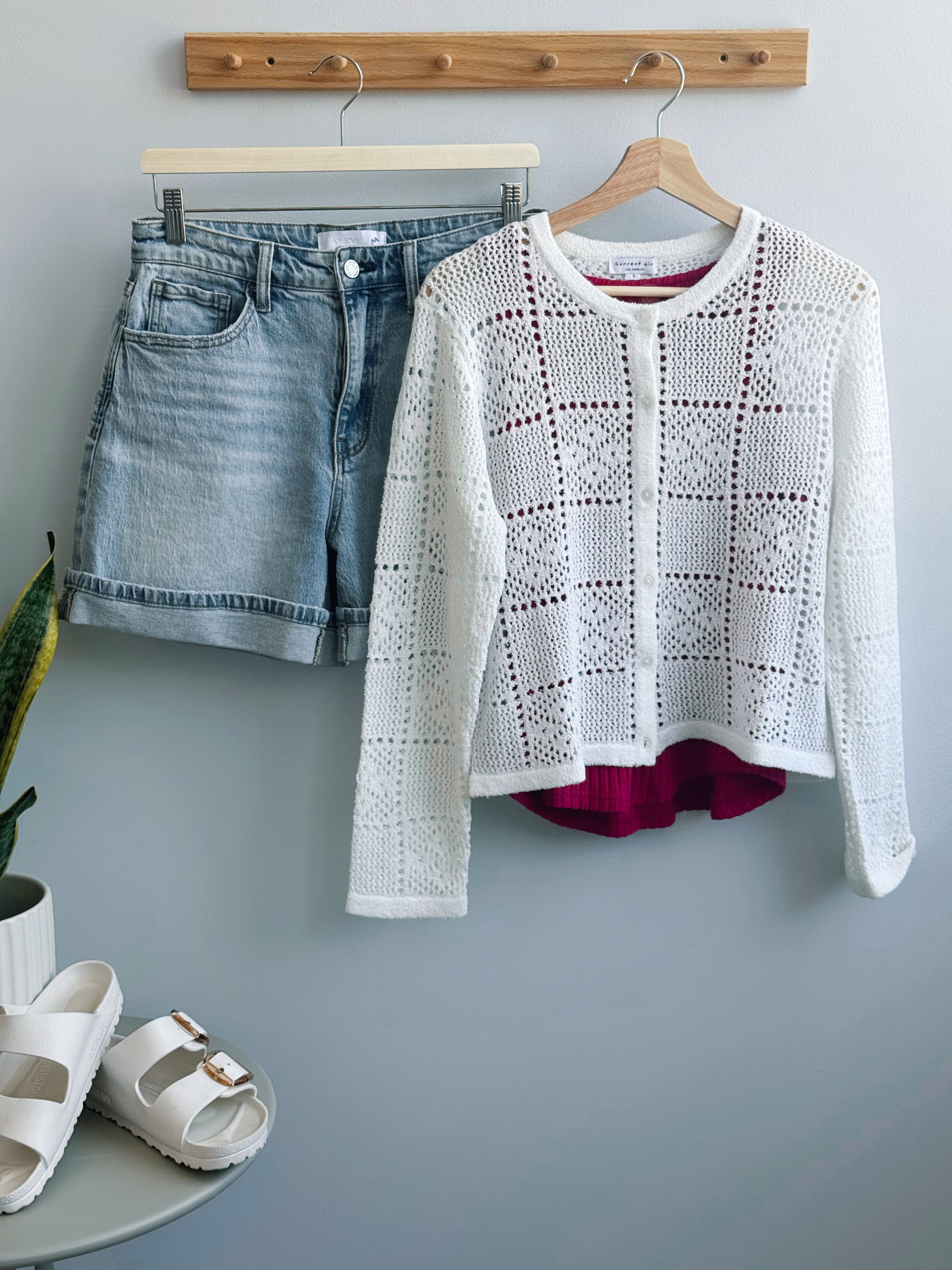 Shelby Cardigan - WHITE - willows clothing Cardigan