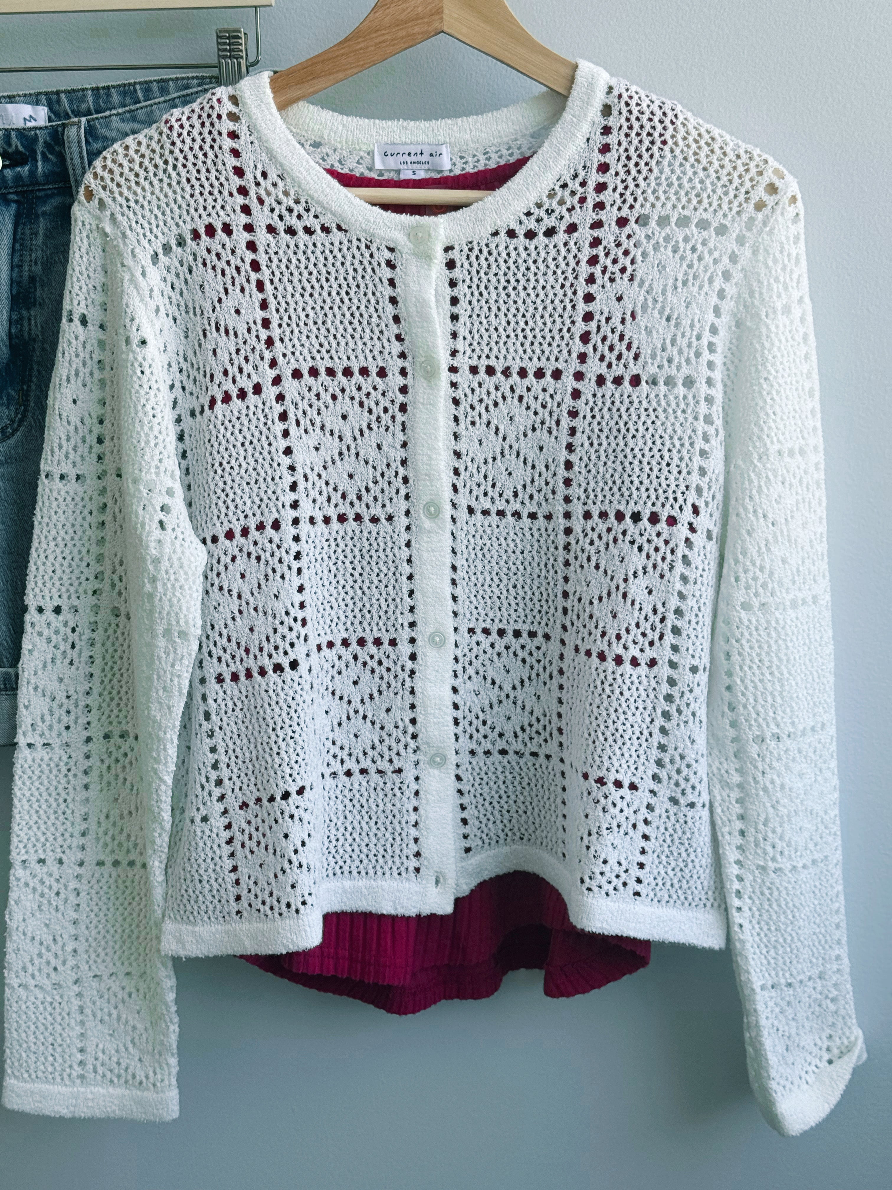 Shelby Cardigan - WHITE - willows clothing Cardigan