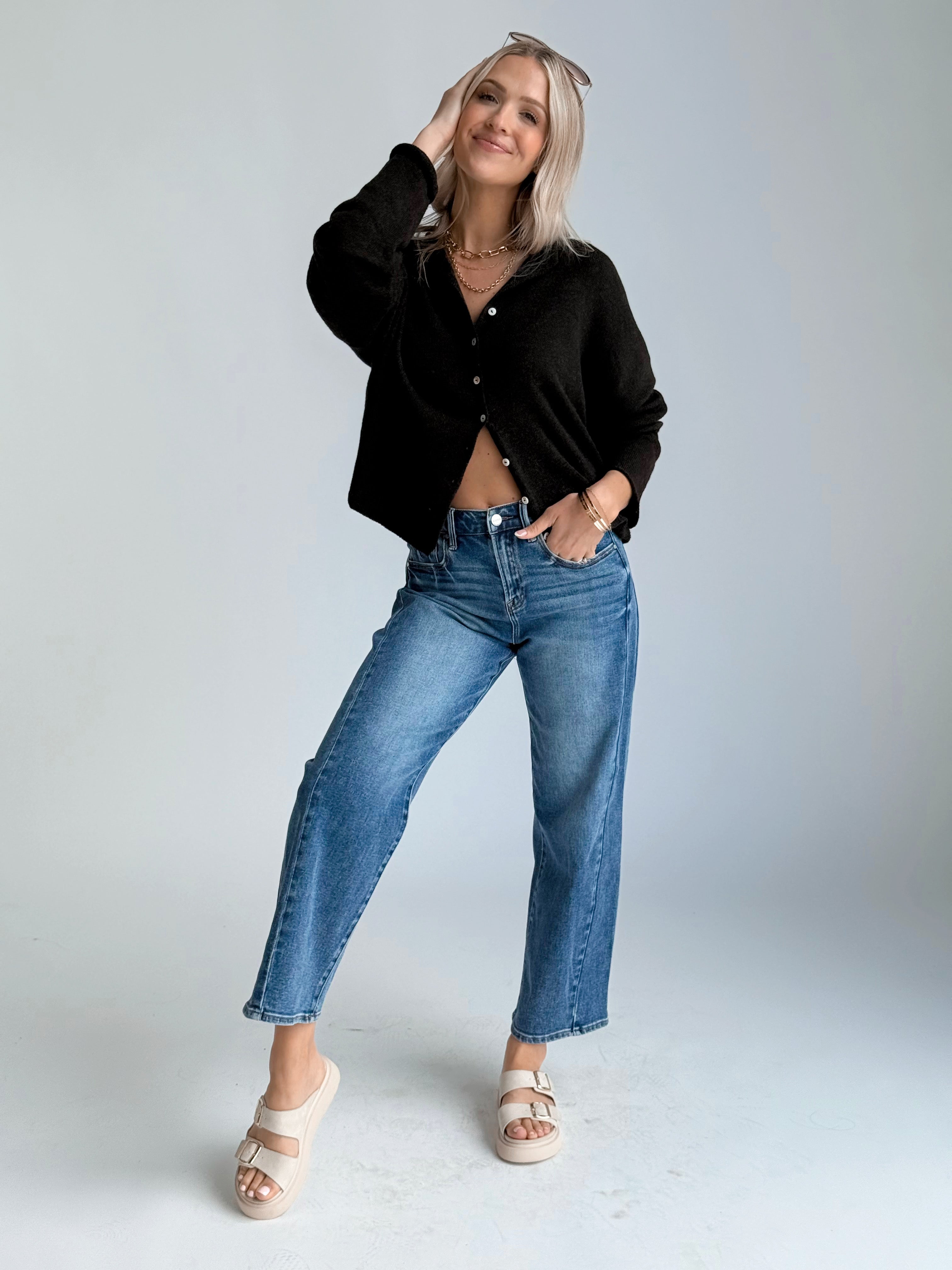 Simone Cardigan - CHOCOLATE - willows clothing Cardigan